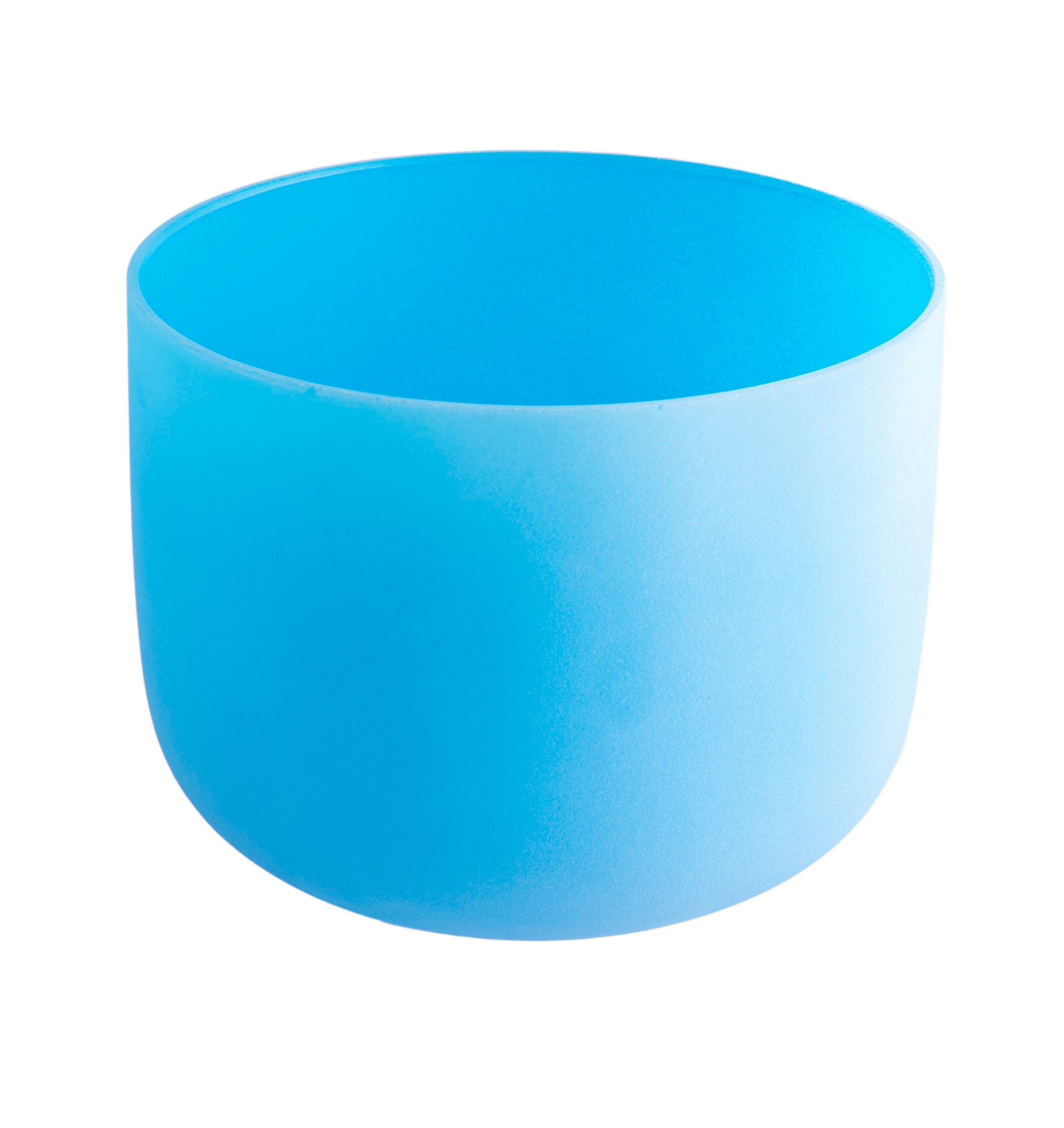Kristallklangschale Kehl Chakra 8" Ø ca. 20 cm, Ton G, Farbe Blau