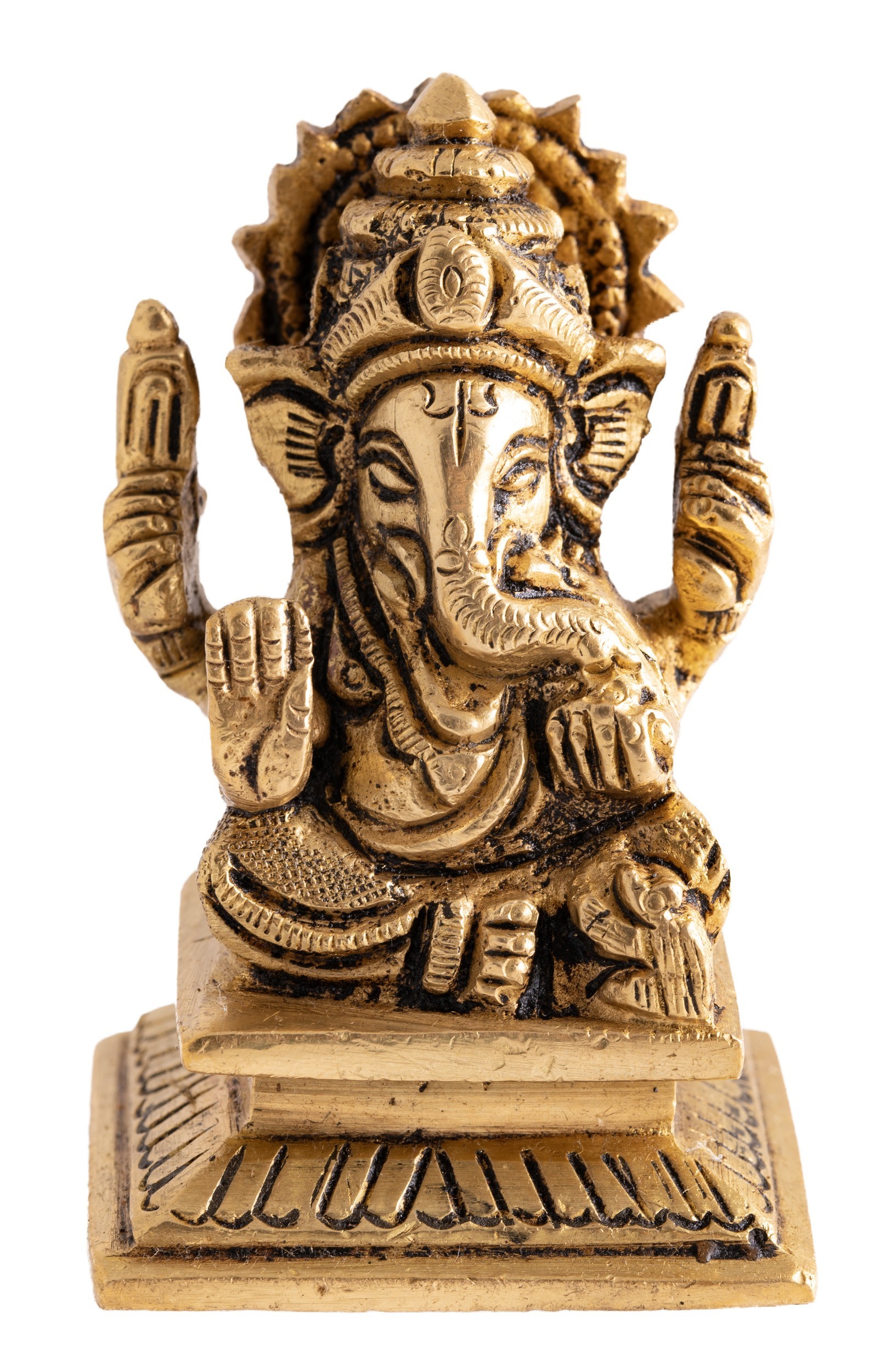 Ganesh Messing in Gold matt finish