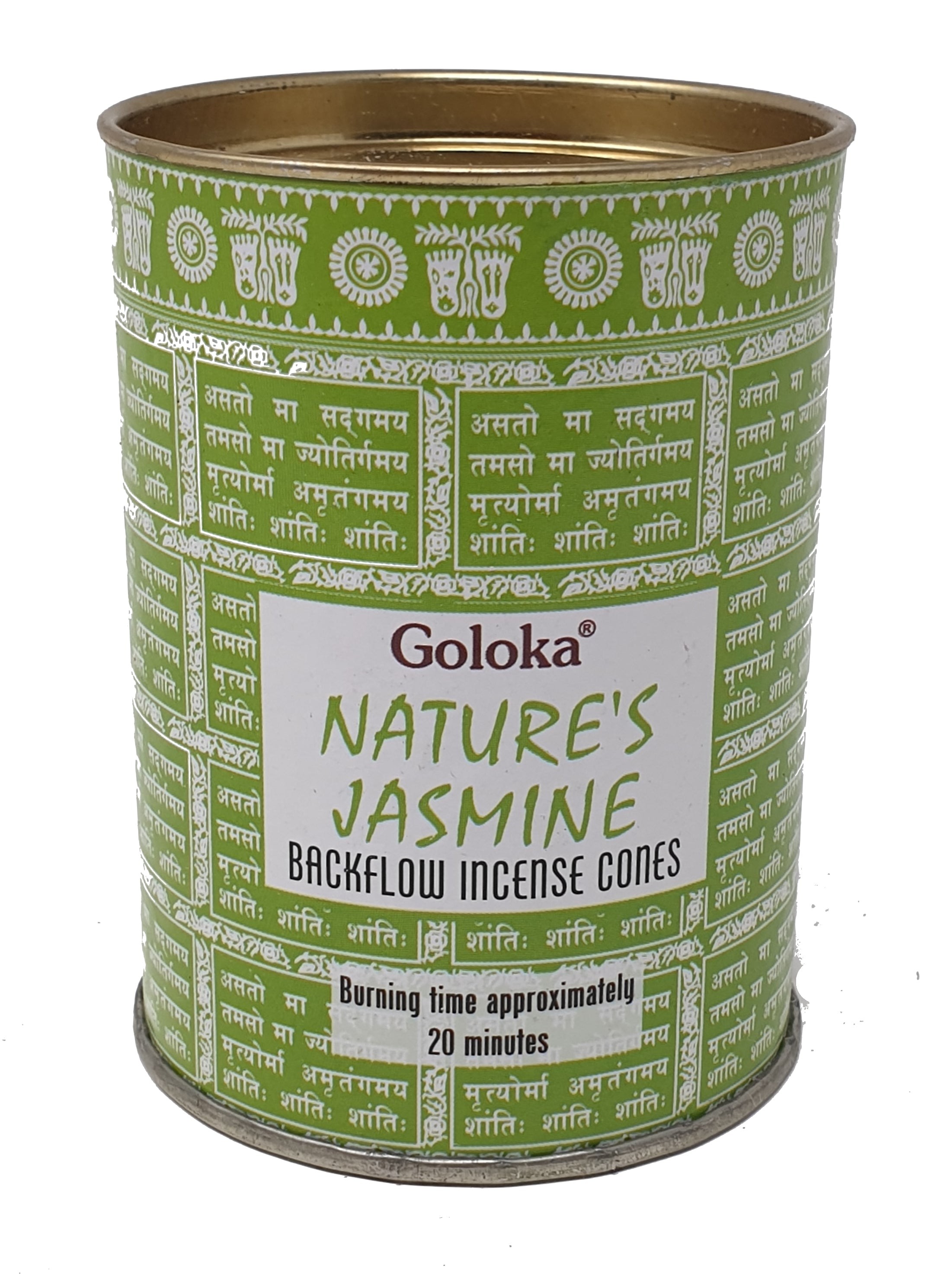 Goloka "Nature´s Jasmine" Back Flow Cones