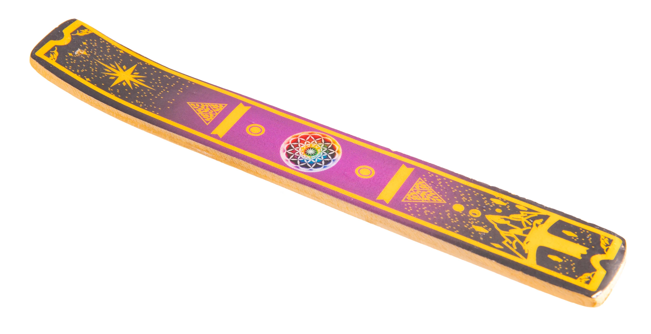 Räucherstäbchenhalter Fantasy Mandala lila Hintergrund