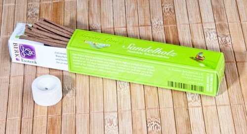 Sandelholz Räucherstäbchen - Green Line 10 g