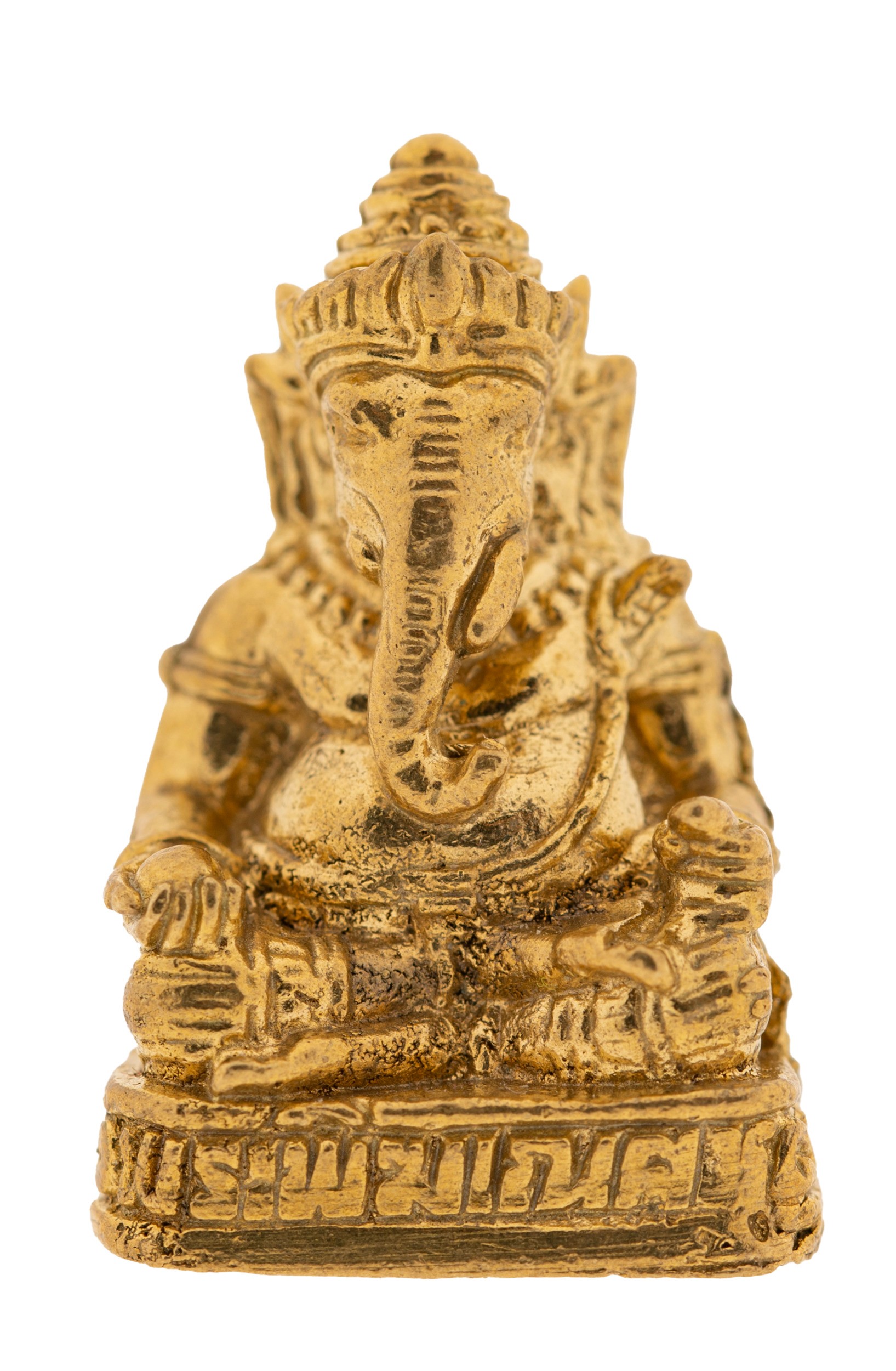 Miniaturfigur Ganesha Messing