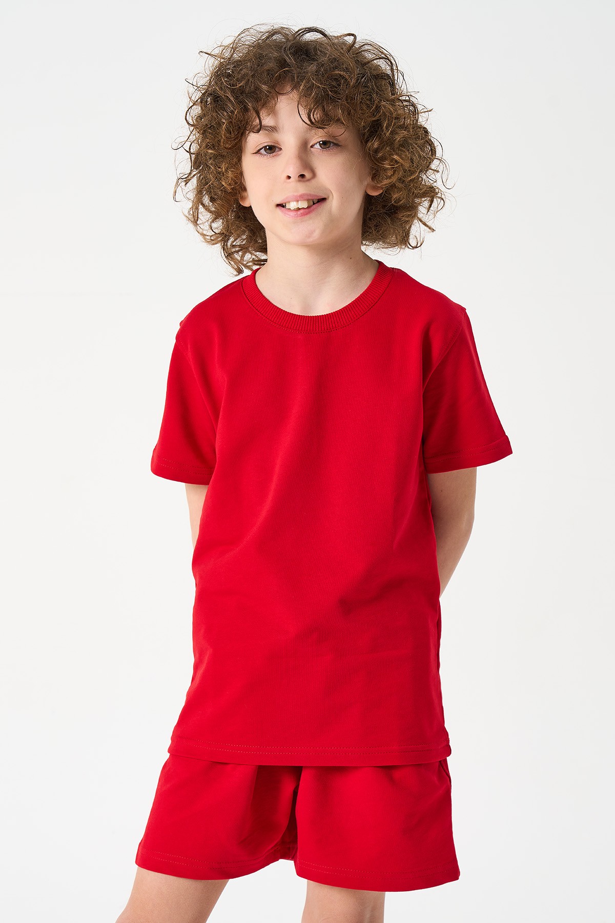 Jungen Basic T-Shirt - ROT image