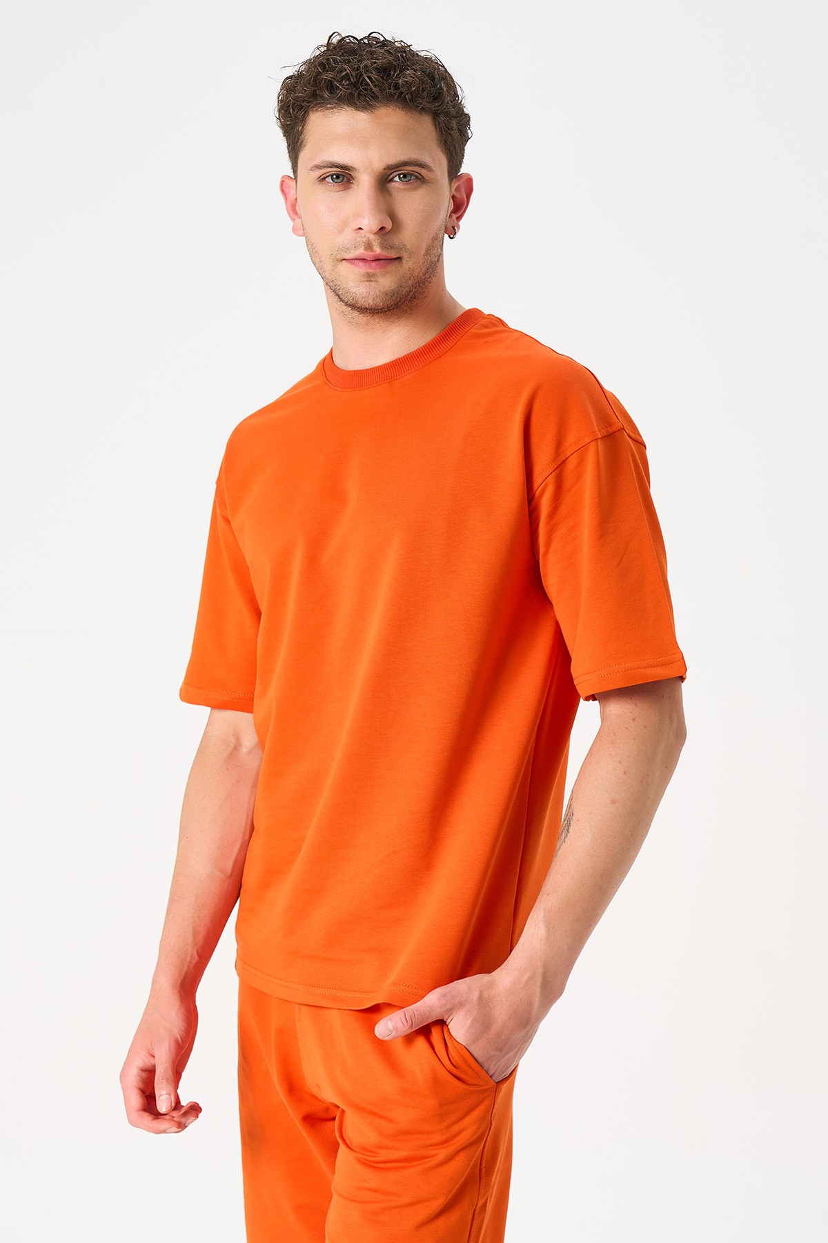 Men's Oversize T-Shirt - ORANGE image