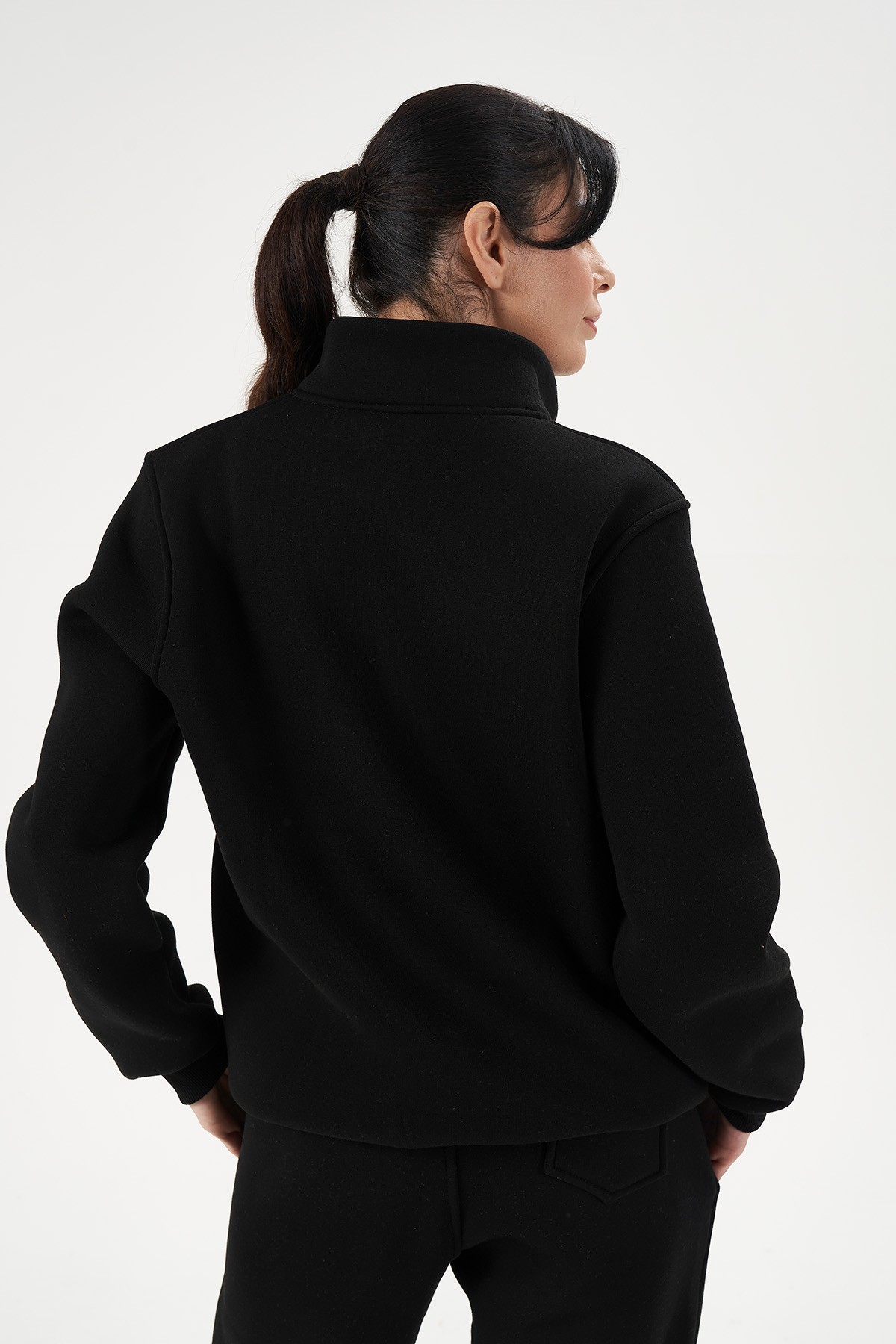 Half Zip Sweatshirt für Damen