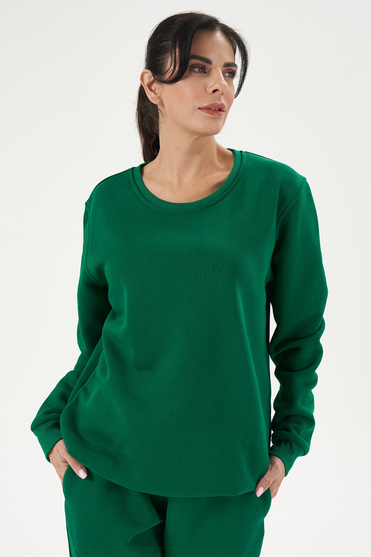 Sweatshirts for Women - GREEN image