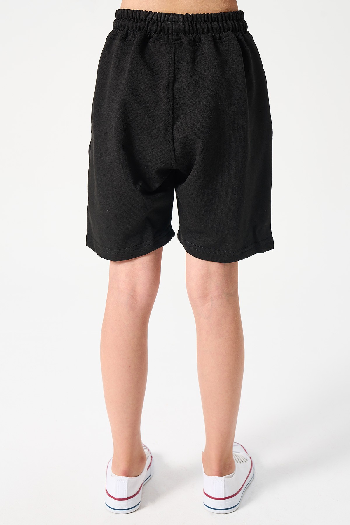 Mädchen Basic T-Shirt und Shorts Set