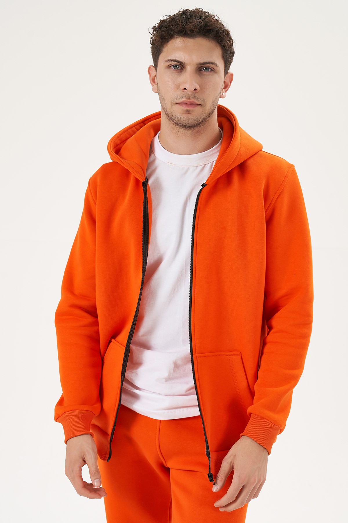 Sweatjacken für Herren - ORANGE image