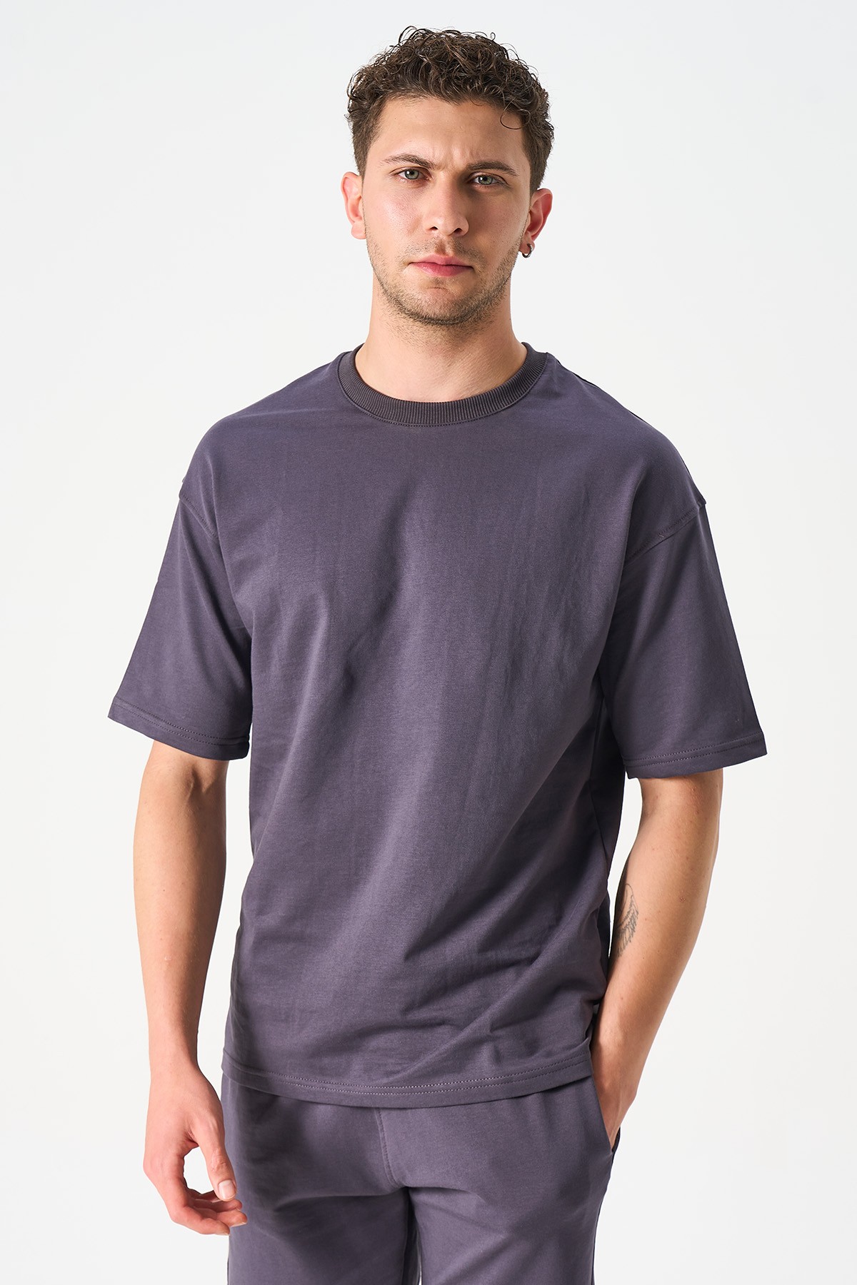 Men's Oversize T-Shirt - GRAY image
