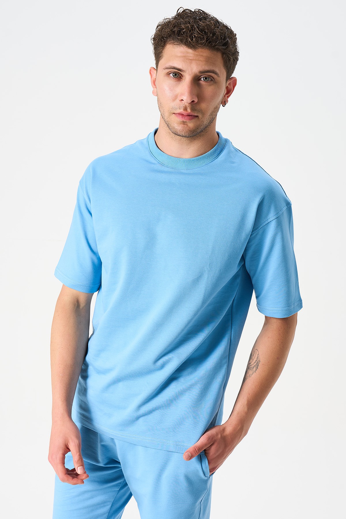 Men's Oversize T-Shirt - BLUE image