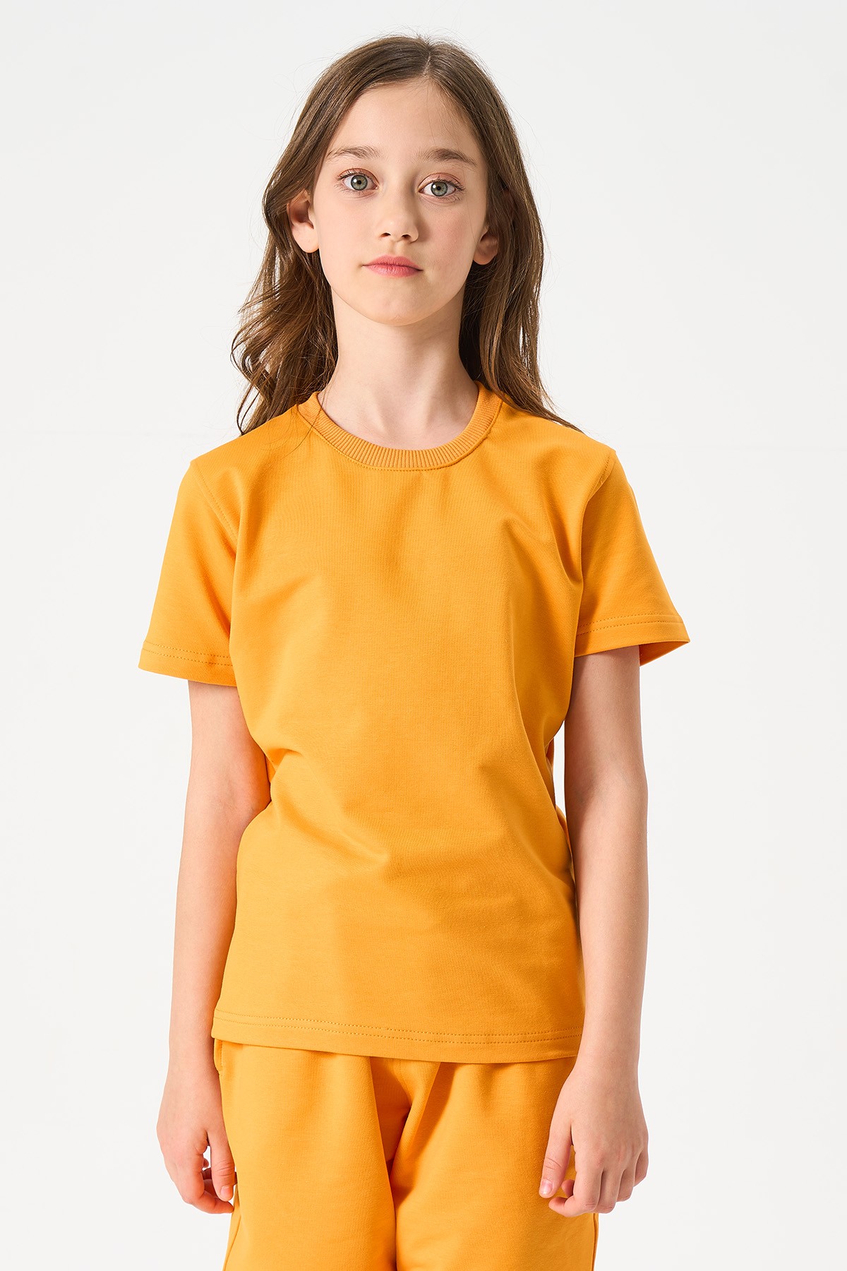 Mädchen Basic T-Shirt - GELB image