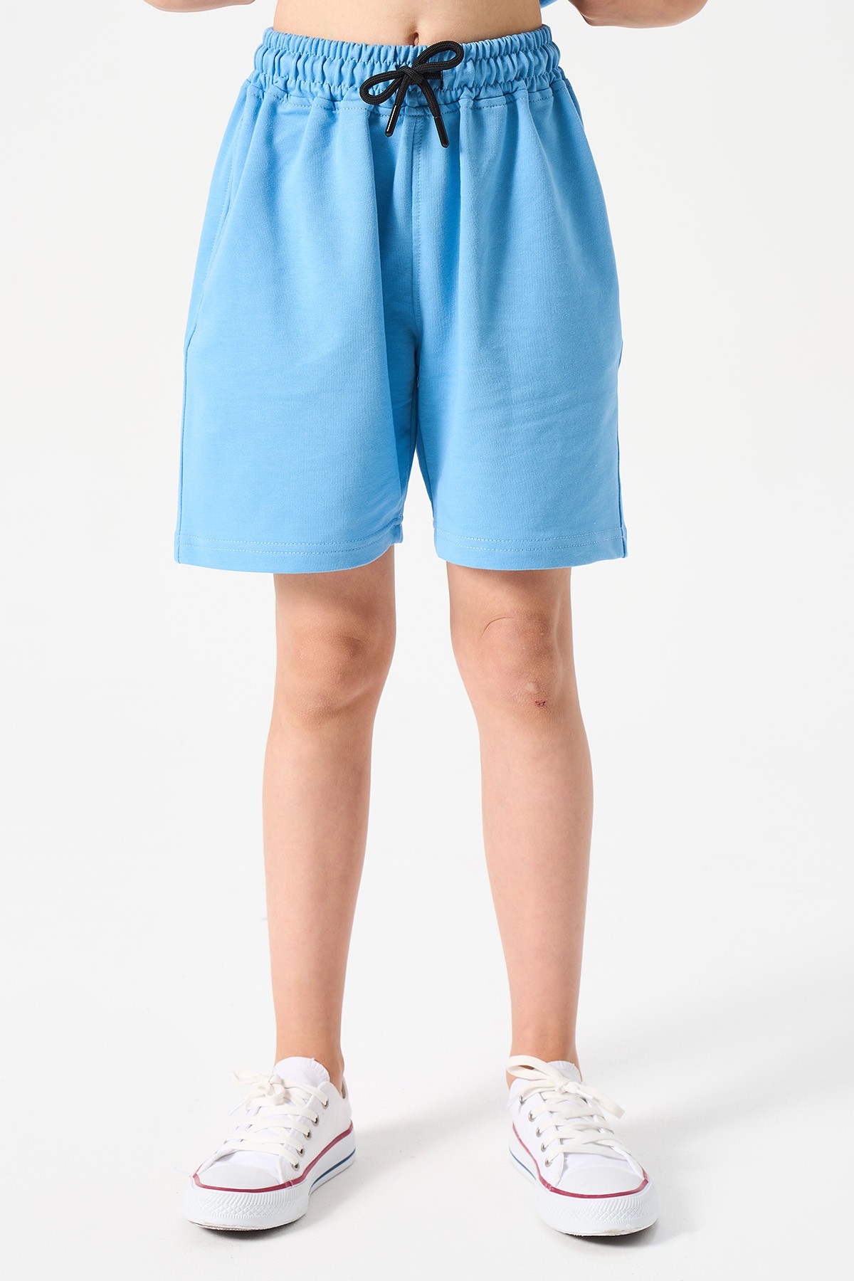 Mädchen Basic Shorts  - BLAU image