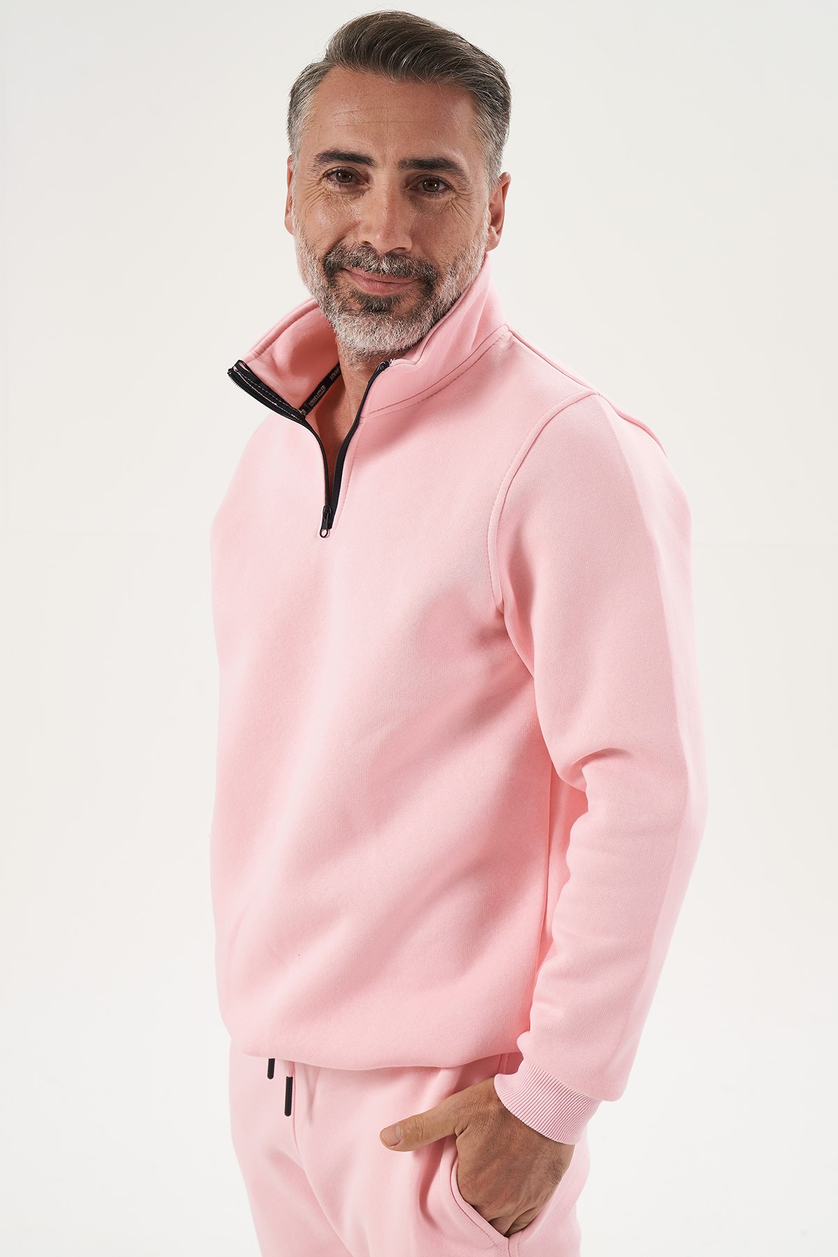 Half Zip Sweatshirt für Herren - ROSA image