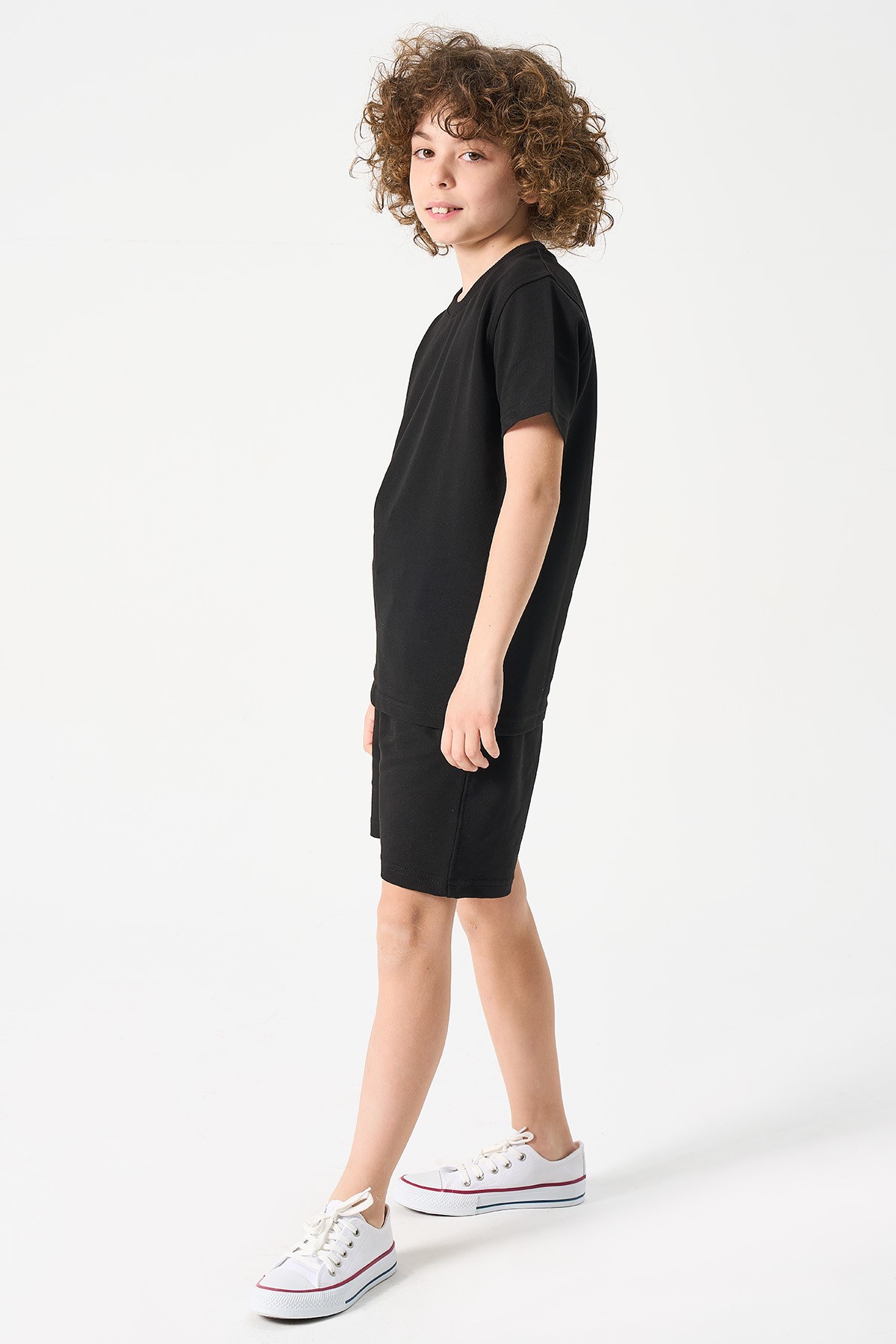 Jungen Basic T-Shirt und Shorts Set