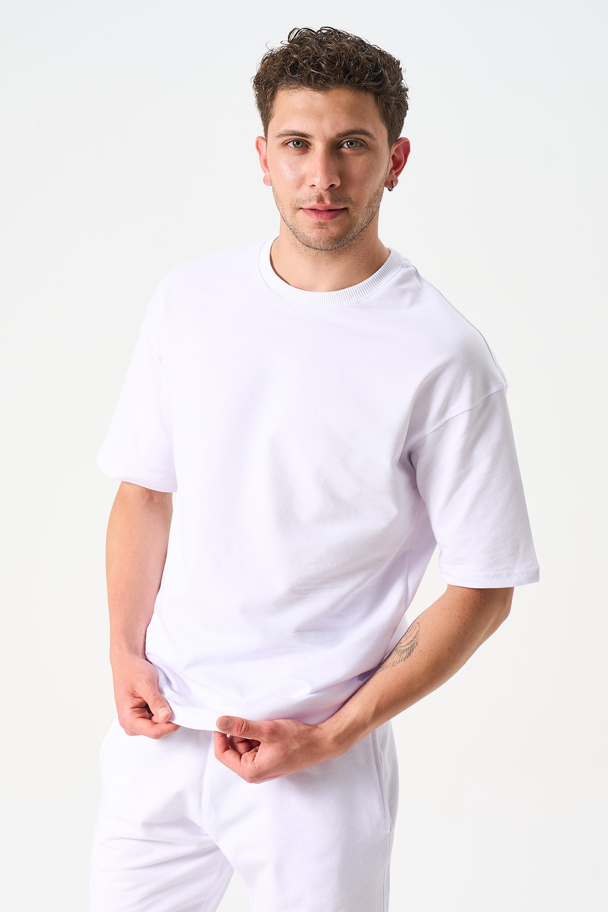 Men's Oversize T-Shirt - WHITE image