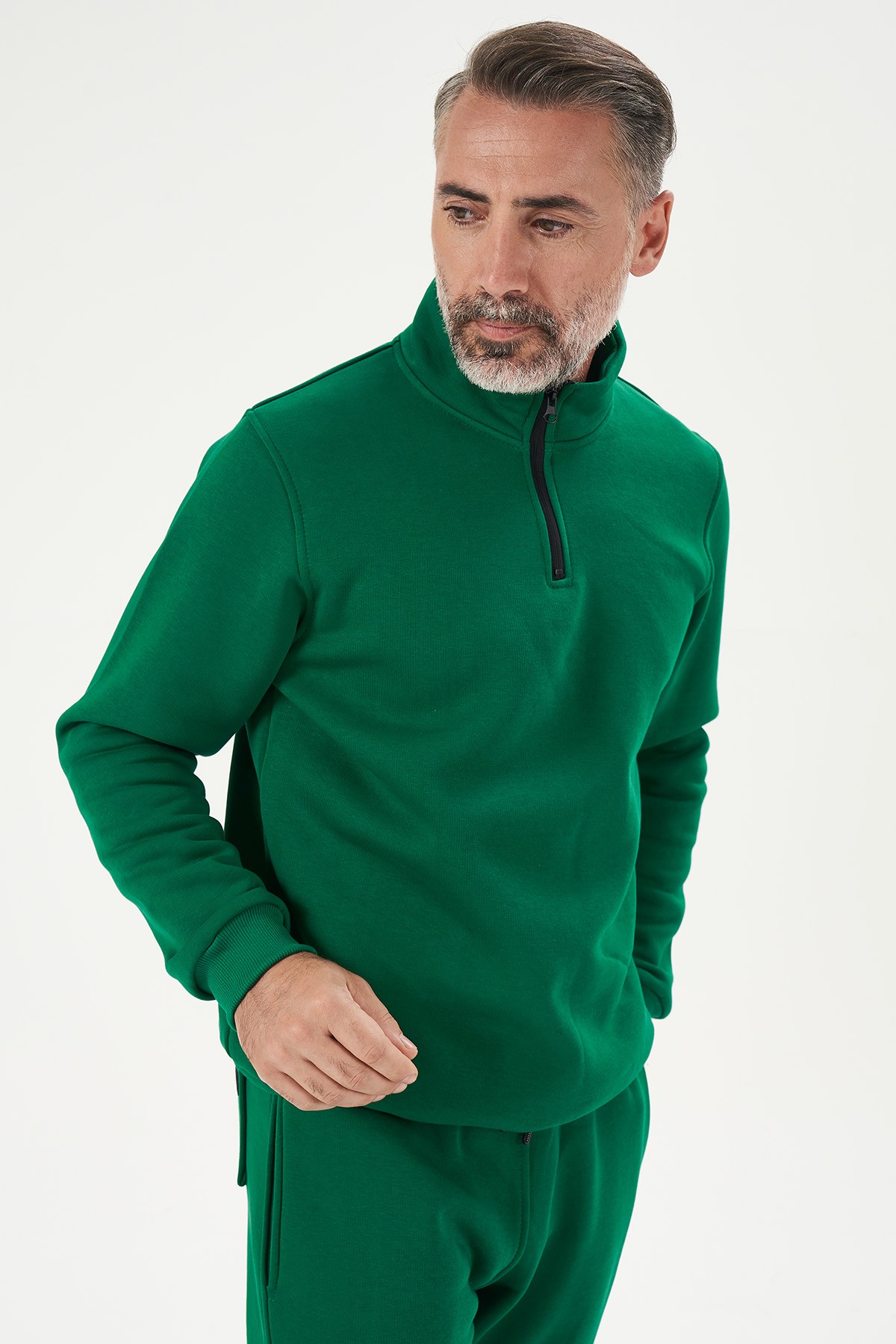 Half Zip Sweatshirt für Herren - GRÜN image