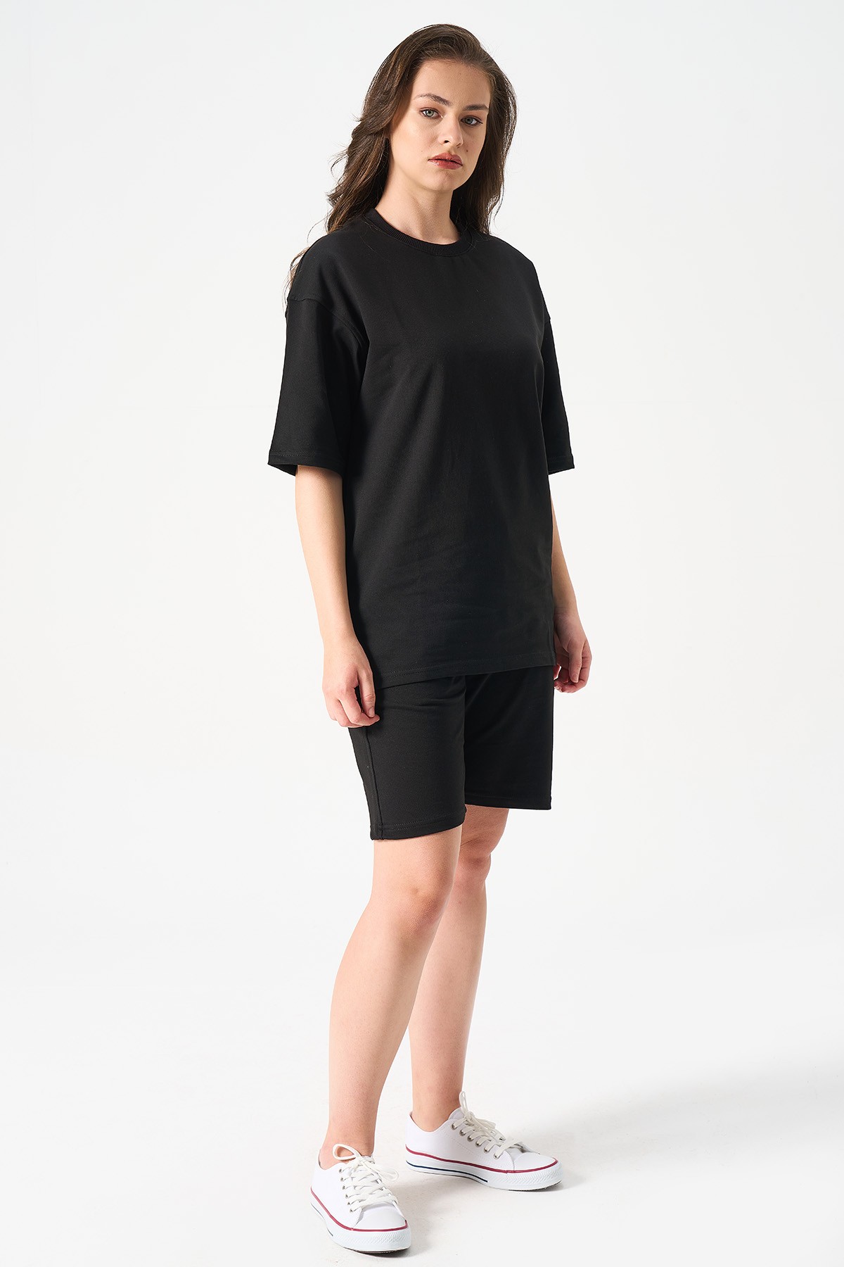 Women's Oversize T-Shirt and Shorts Set