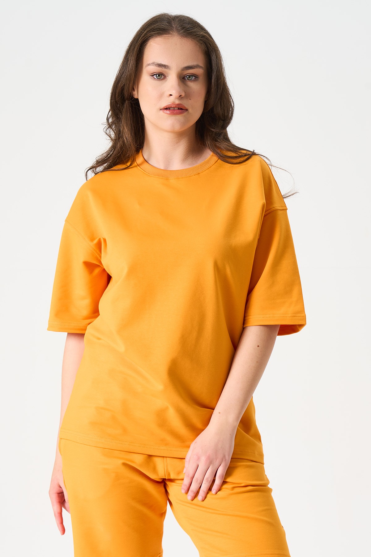 Damen Oversize T-Shirt - GELB image