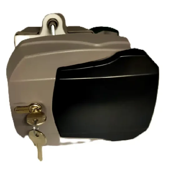 Kühlzellenschloss, grau-schwarz, kurz