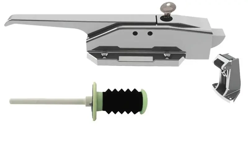 Kühlraum-Türgriff mit Kloben und Schloss