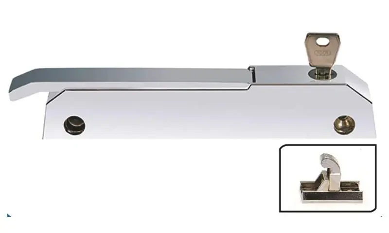 i-694 Unterschrankschloss mit Schlüssel, silber