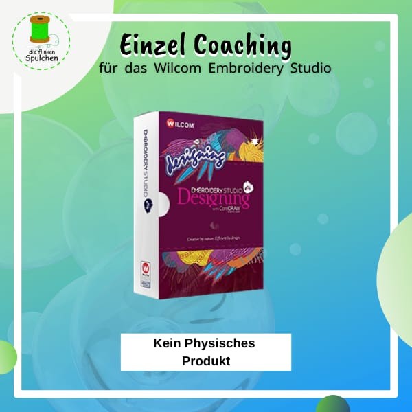 Einzel Coaching / Online Kurs für das Wilcom Embroidery Studio