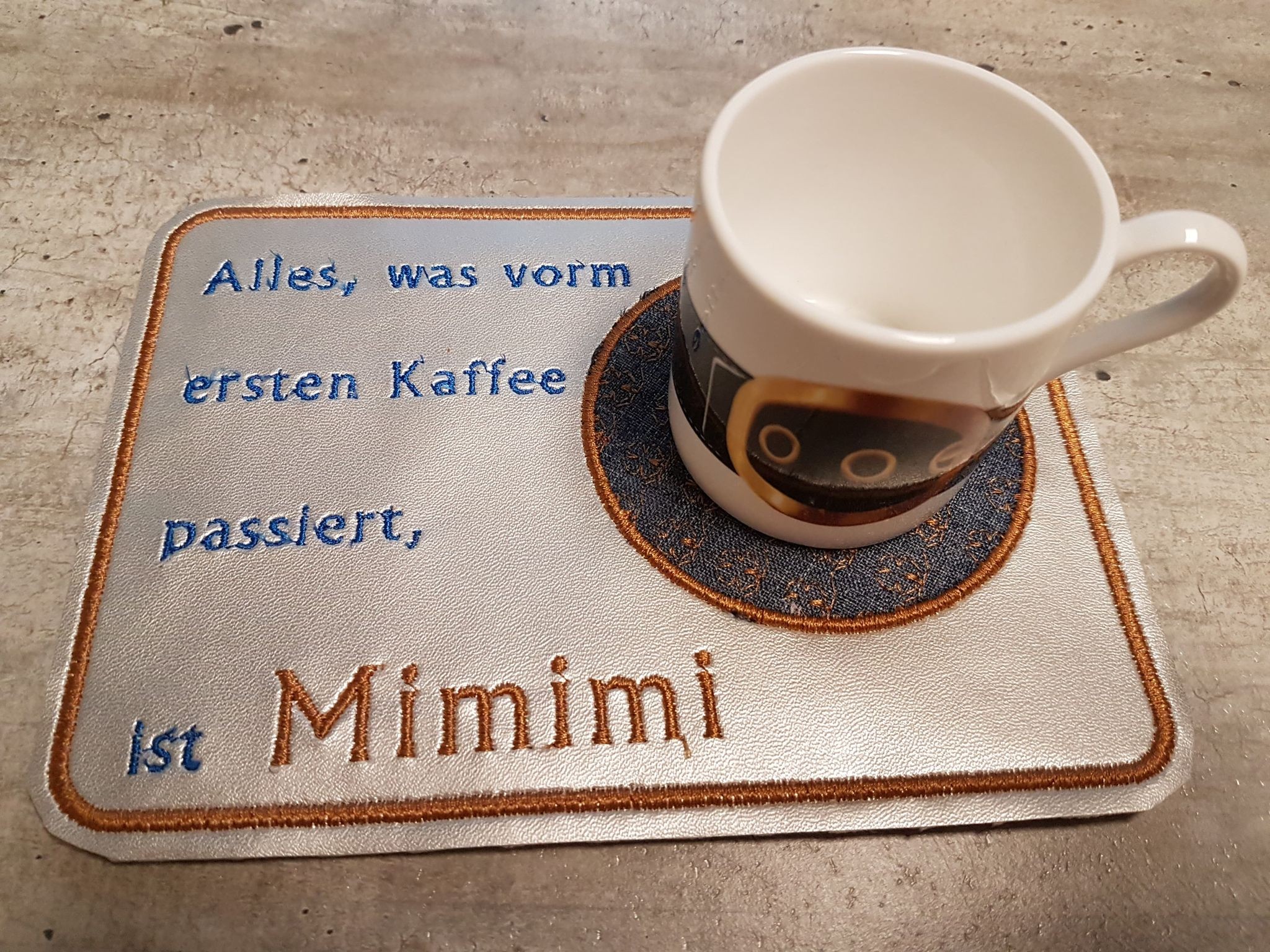 Stickdatei ITH MugRug Bau - Set zum selber zusammenstellen