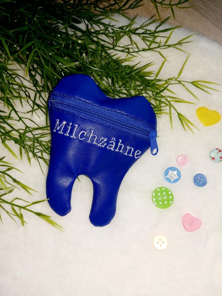 Stickdatei ITH Milch Zahn Tasche