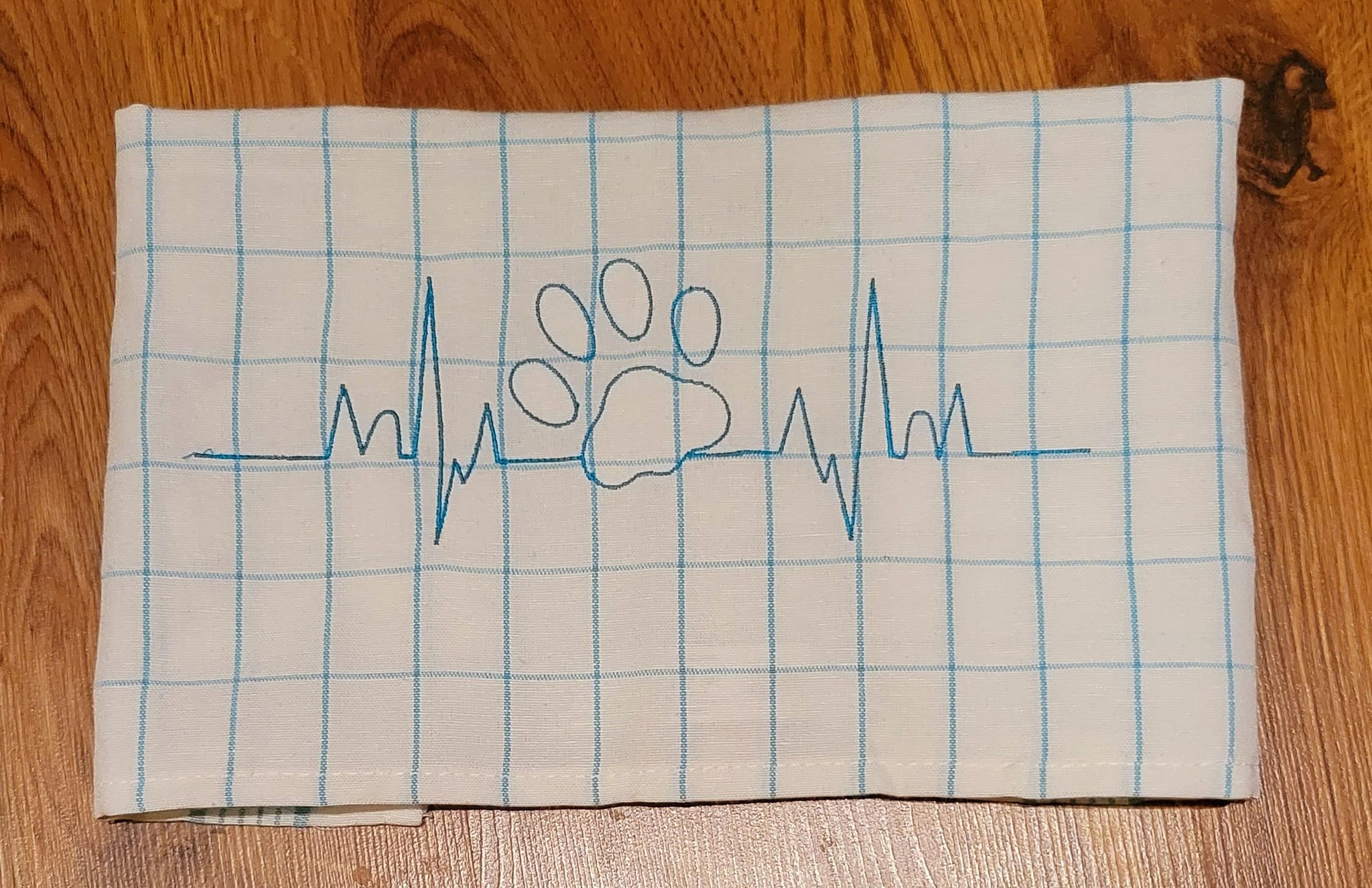 Stickdatei Set EKG Linien