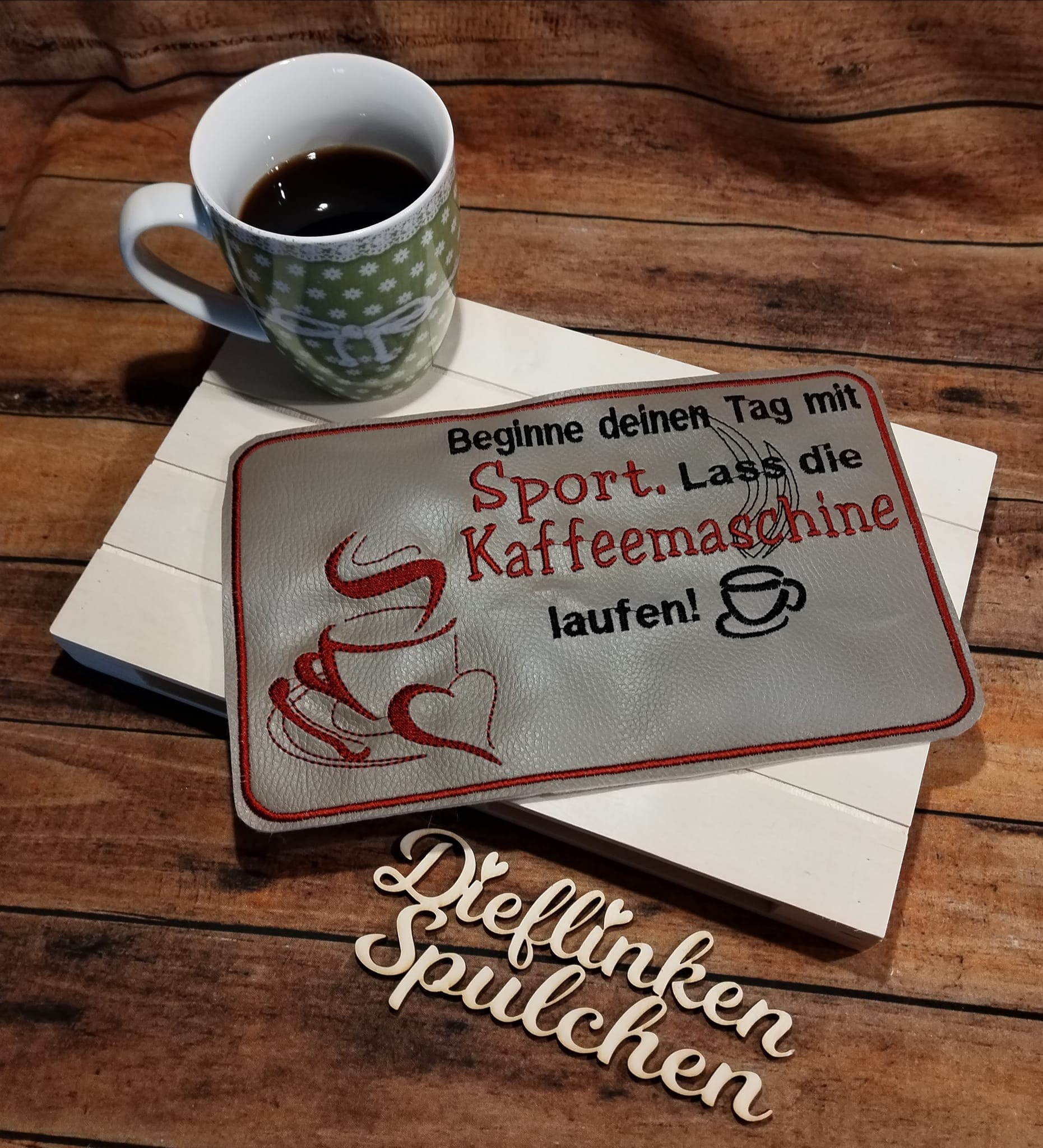 Stickdatei Kontur Kaffeetasse