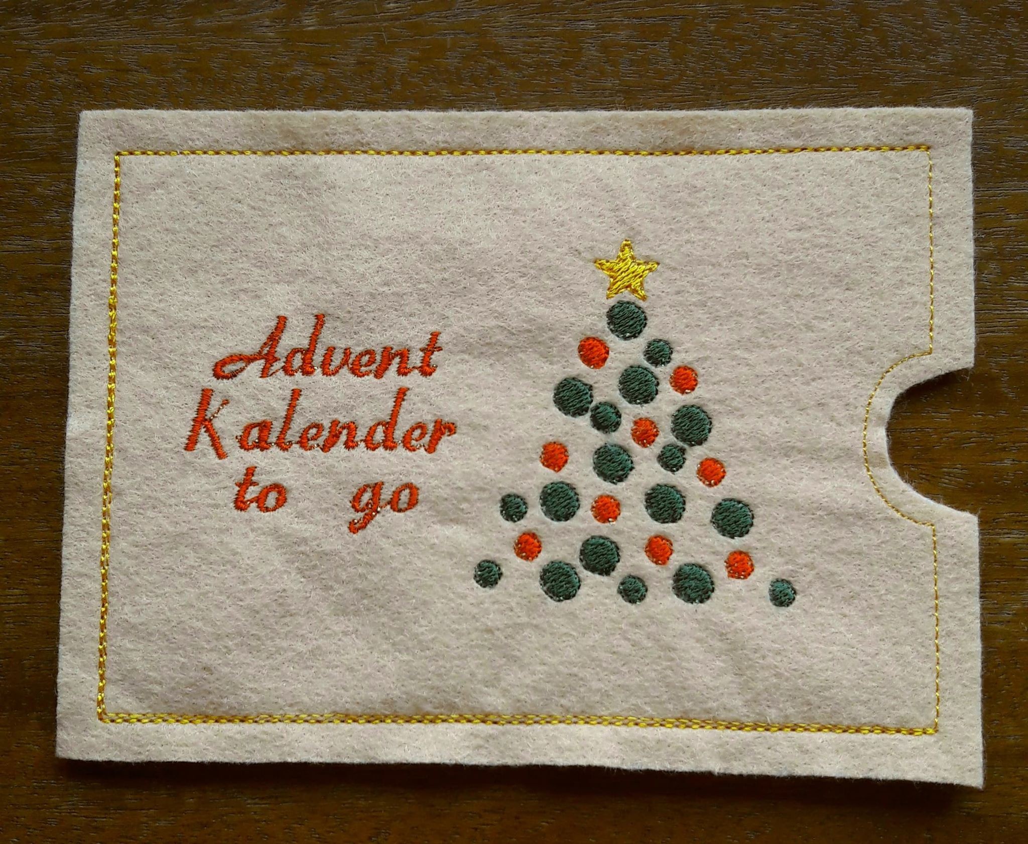 Stickdatei ITH Adventkalender to go Set