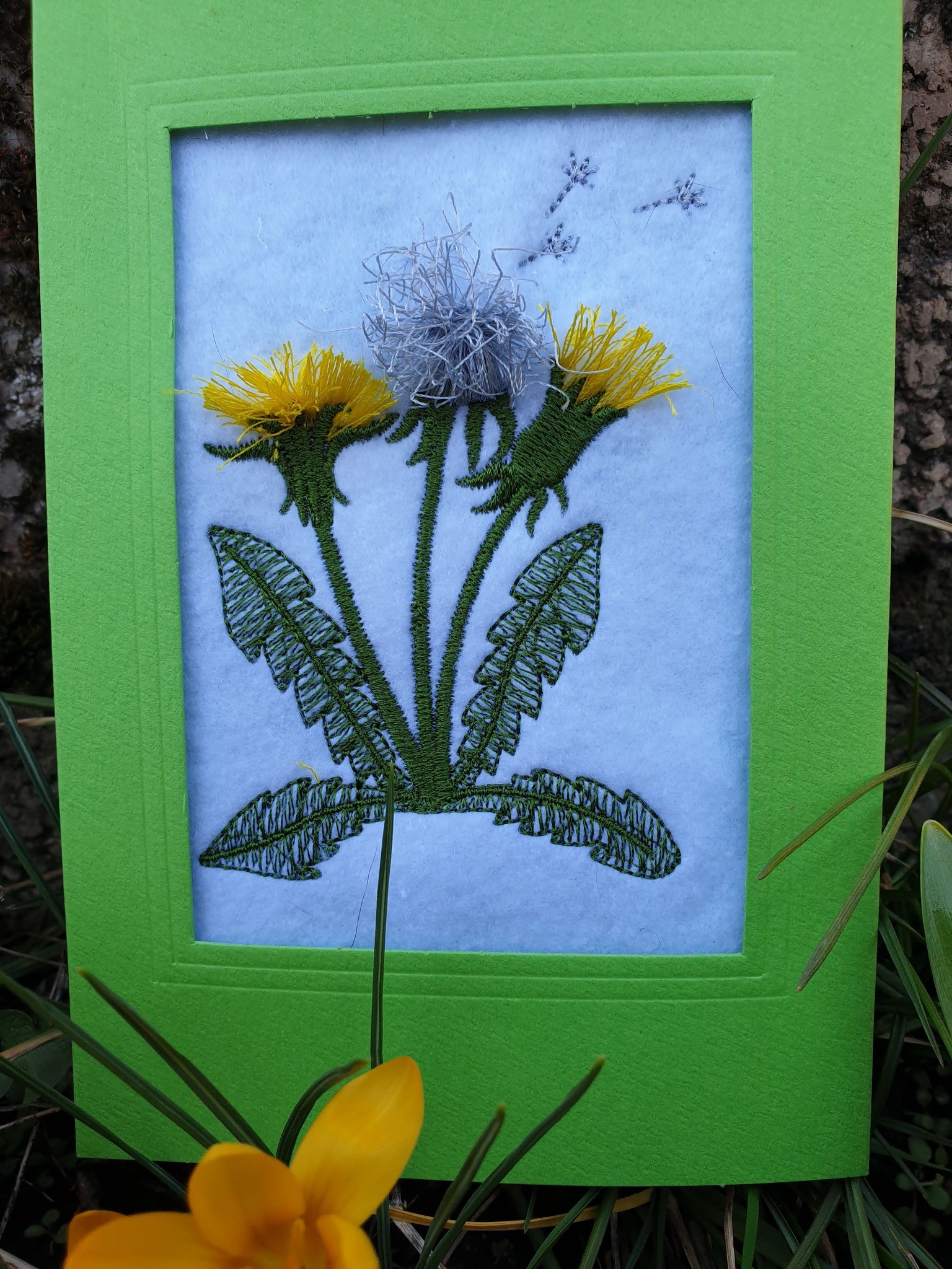 Stickdatei Fransen Löwenzahn / Pusteblume