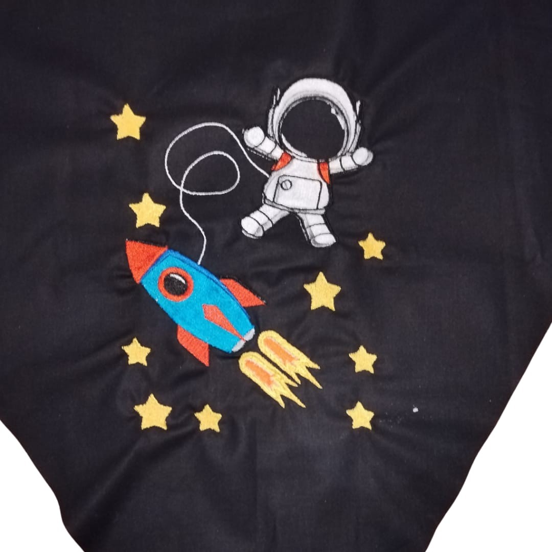 Schultüte Astronaut, Stoff incl. Papprohling