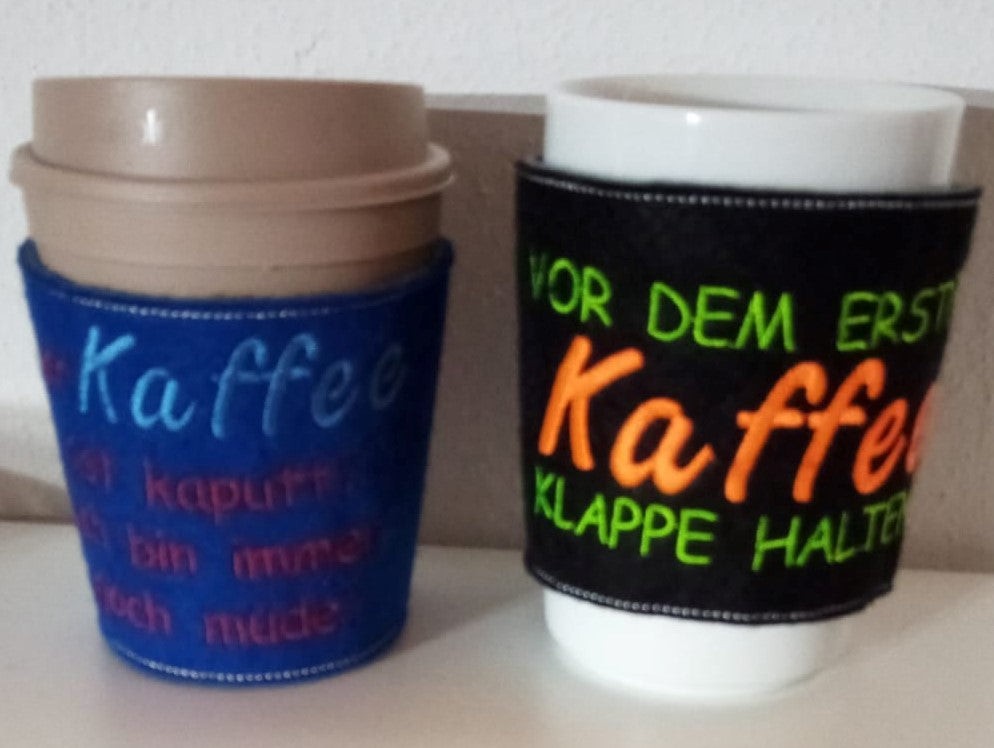 Stickdatei ITH Kaffee Mantel Set