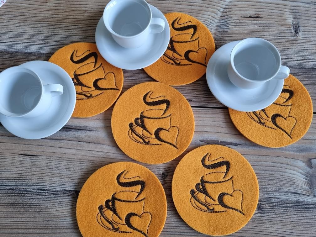 Stickdatei Kontur Kaffeetasse