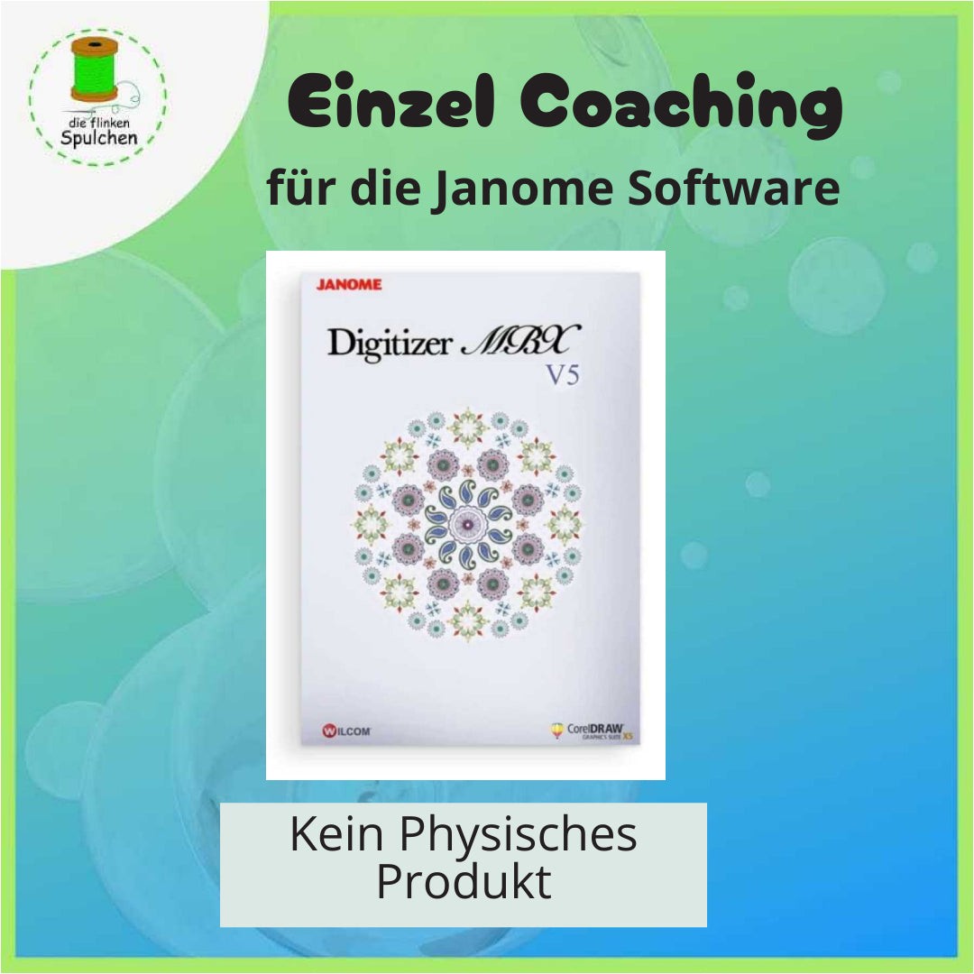 Einzel Coaching / Online Kurs für die Janome Software