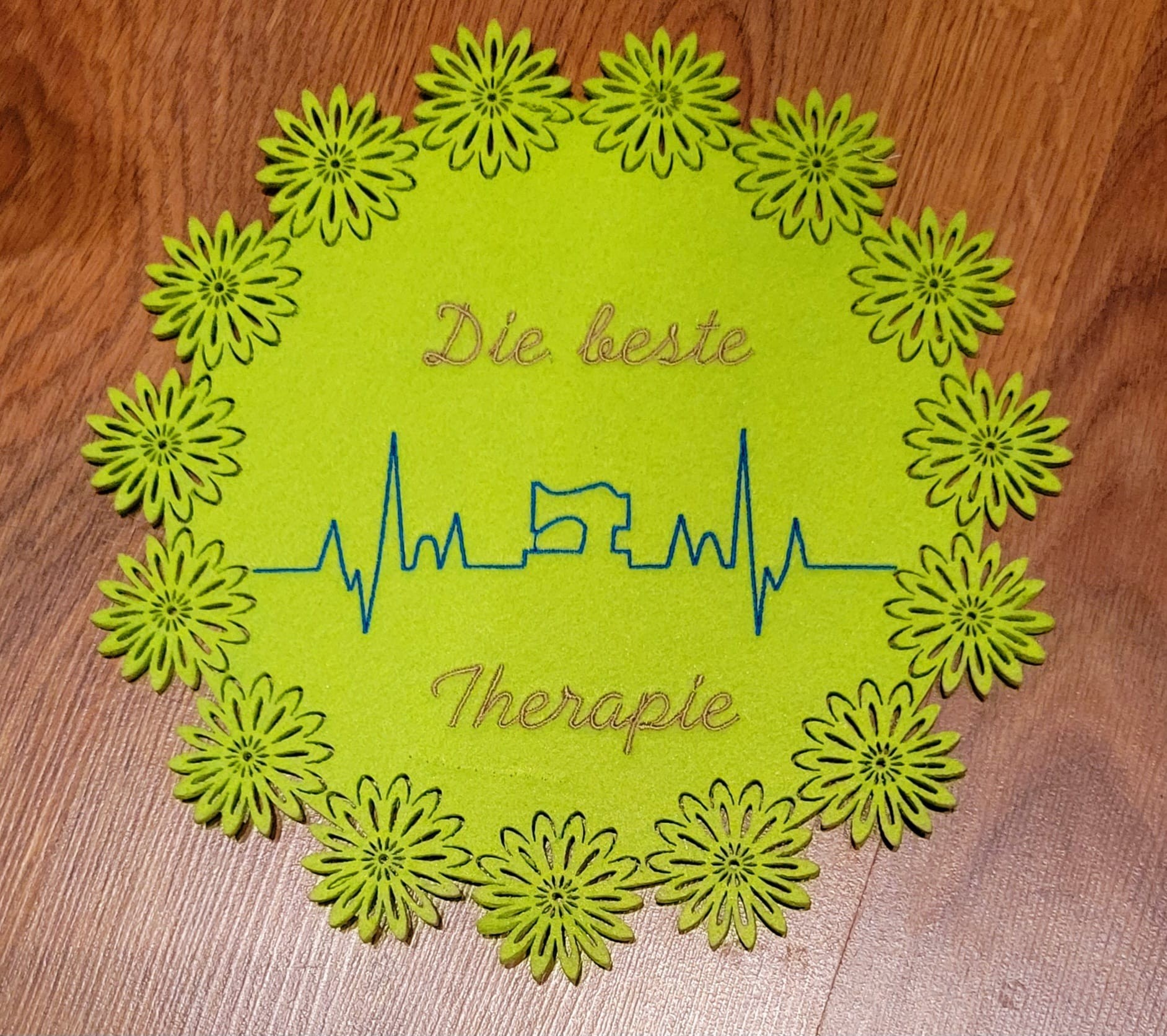 Stickdatei Set EKG Linien