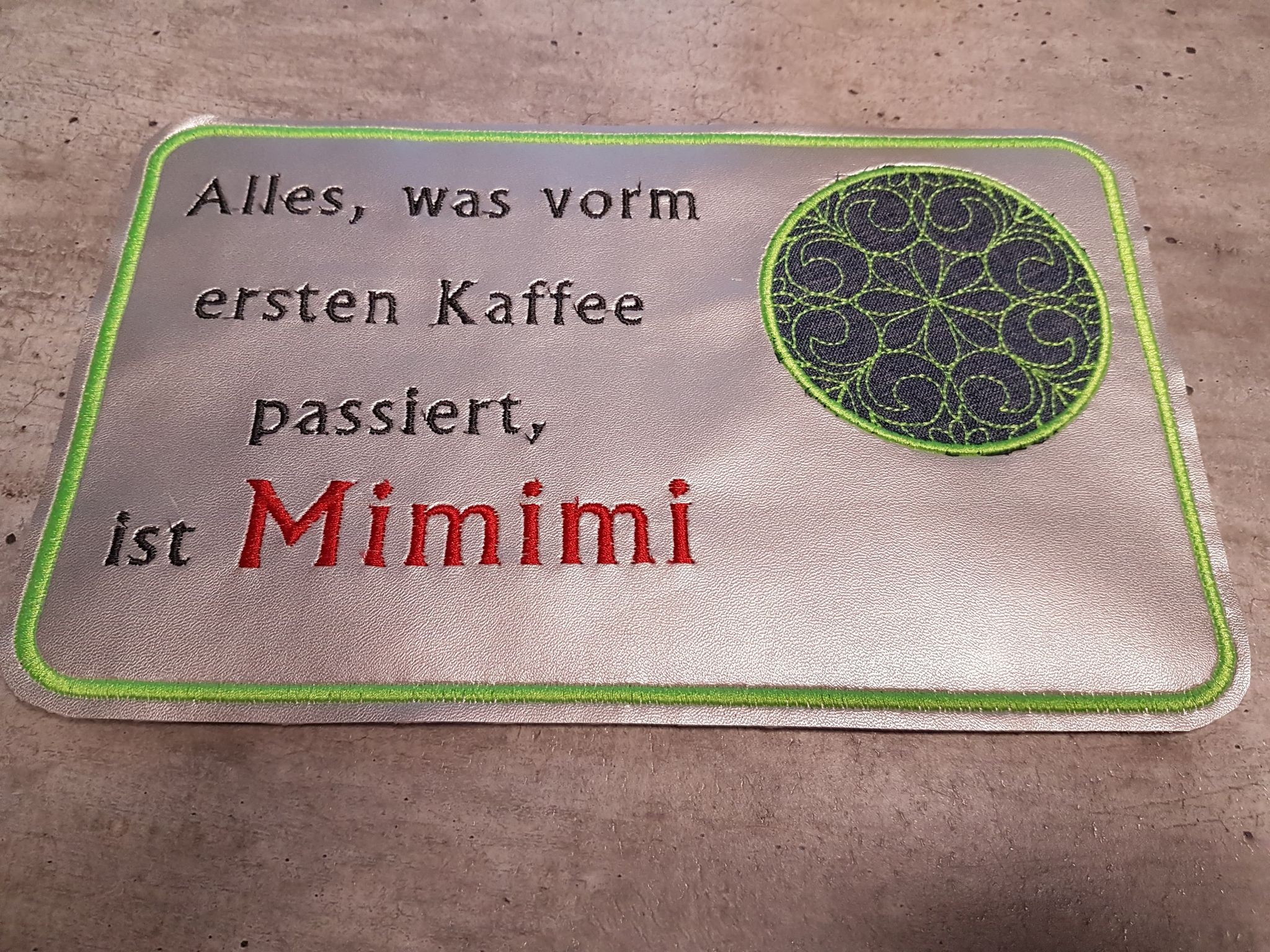 Stickdatei ITH MugRug Bau - Set zum selber zusammenstellen