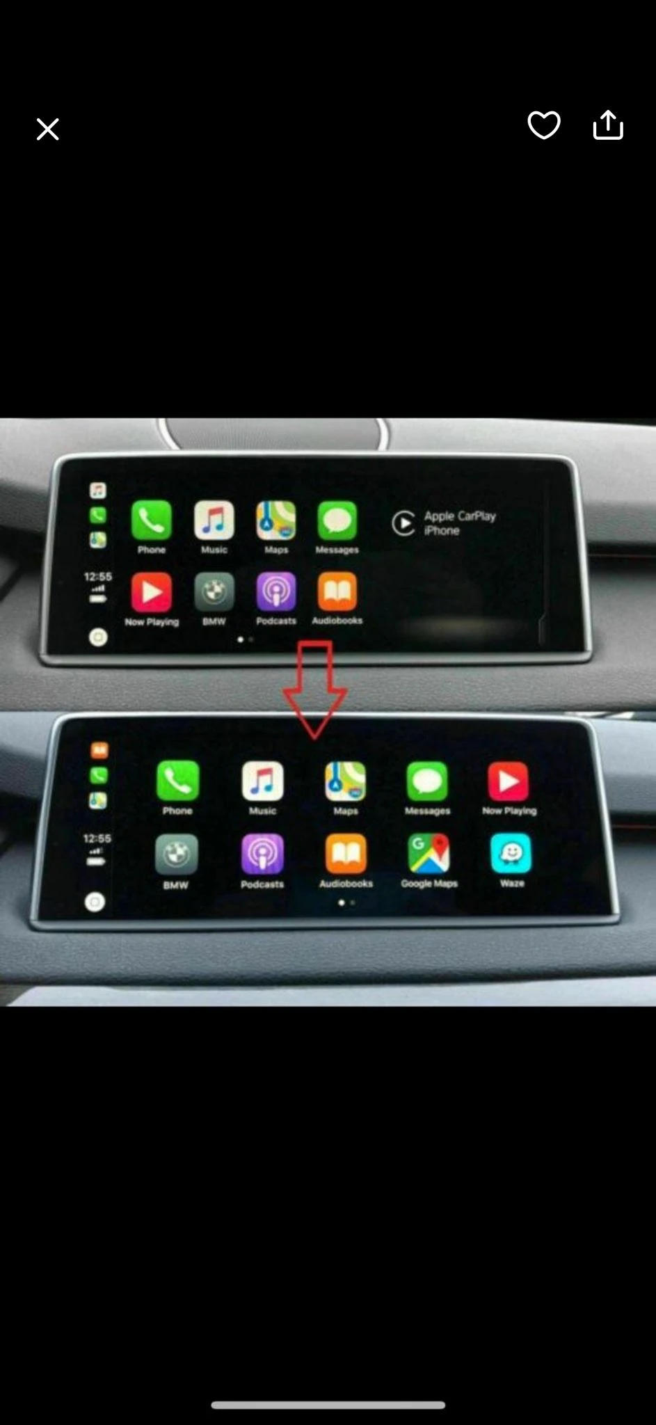 Apple Car Play Fullscreen