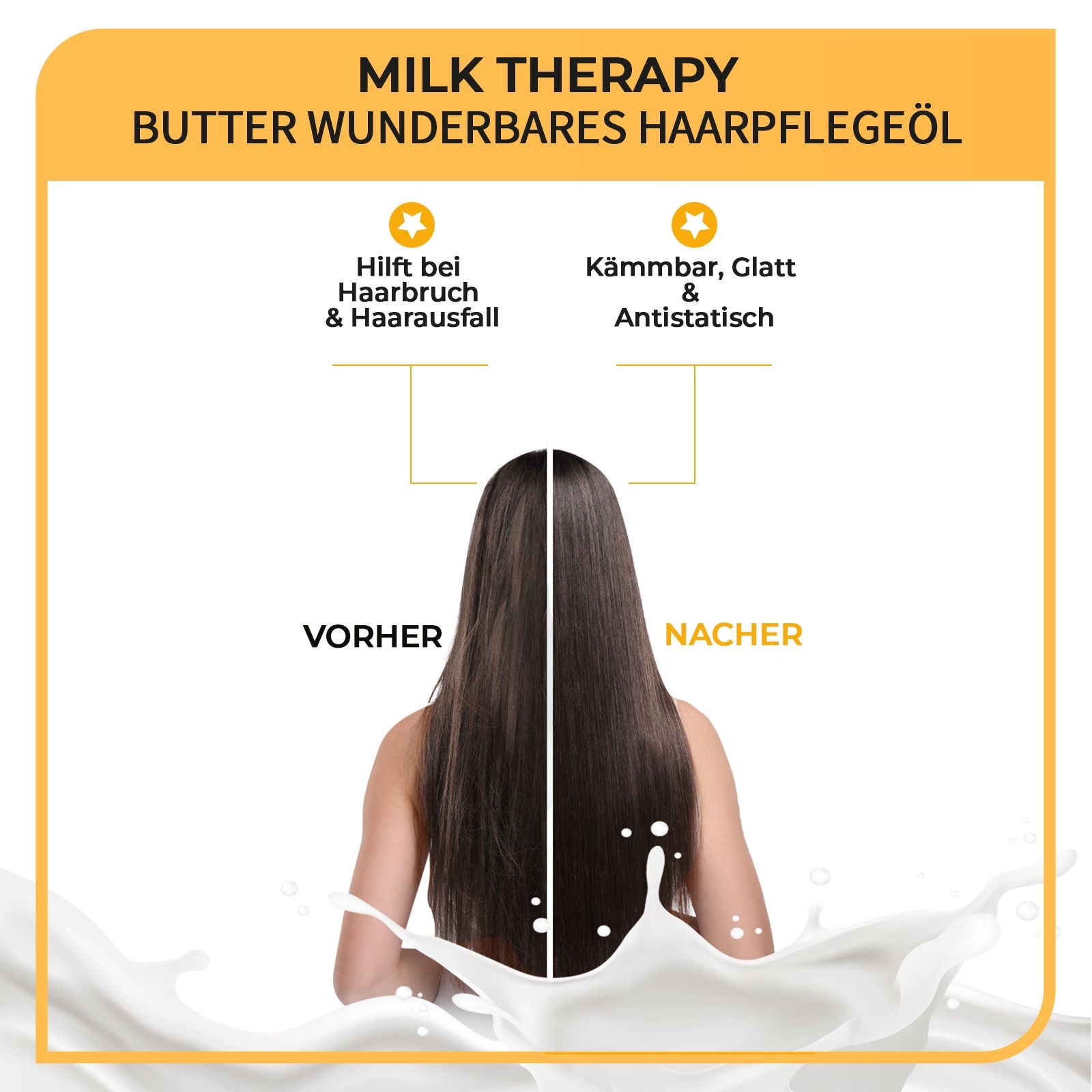 Morfose Milk Therapy Butter Haaröl 200 ml