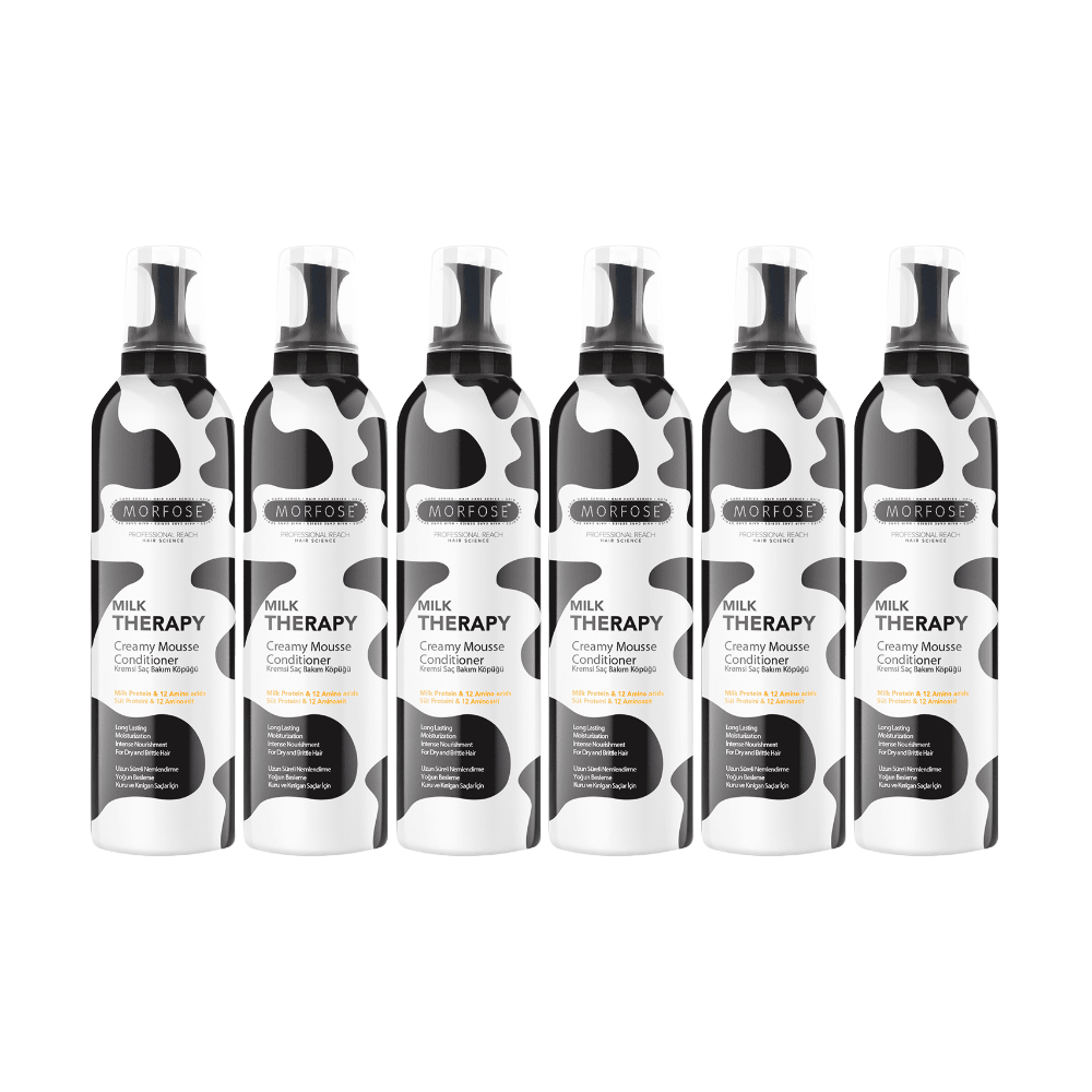 Morfose Milk Therapy Hair Creamy Mousse Conditioner 350 ml - 6 er Set