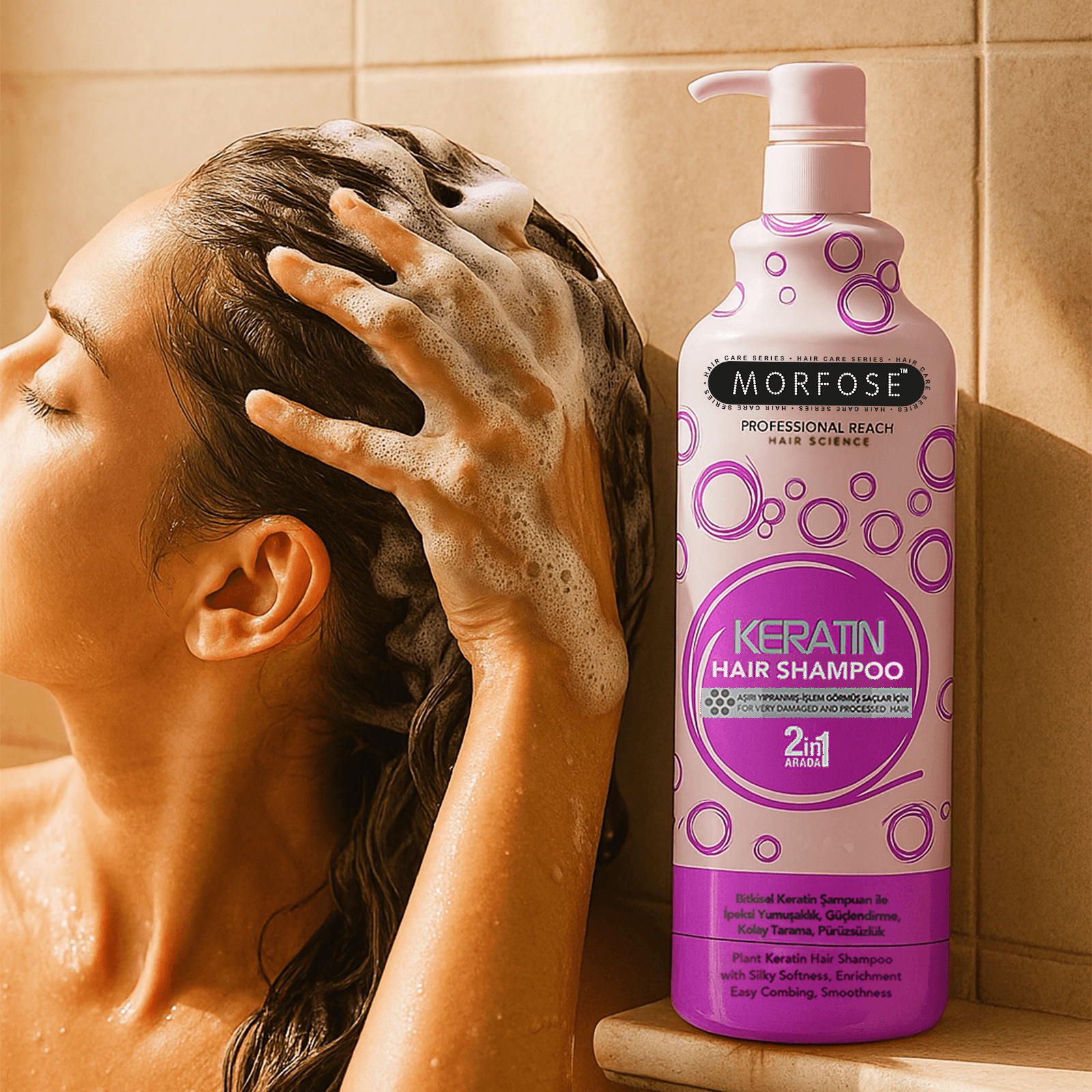 Morfose Keratin Shampoo 1000 ml
