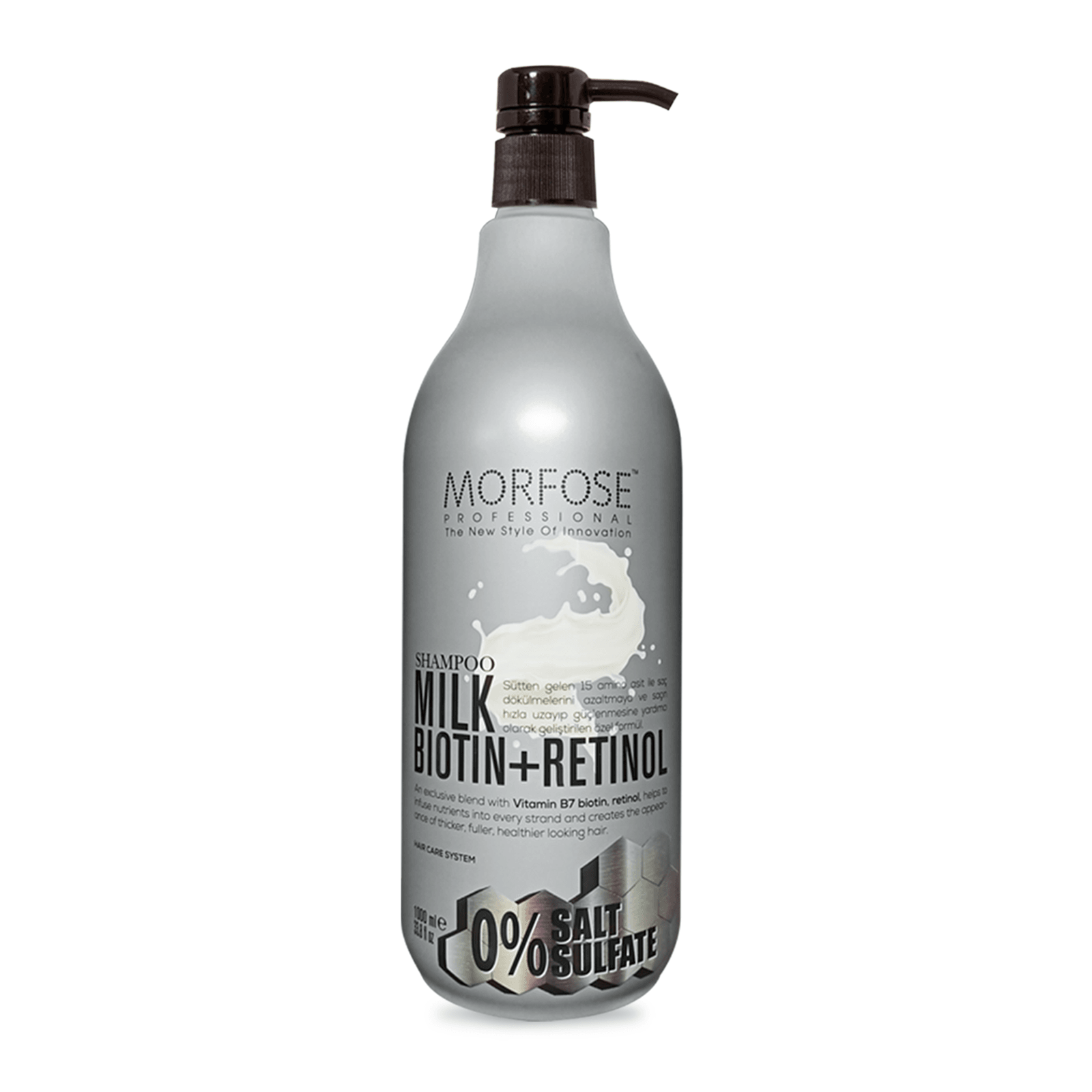 Morfose Milk Biotin & Retinol Shampoo 1000 ml