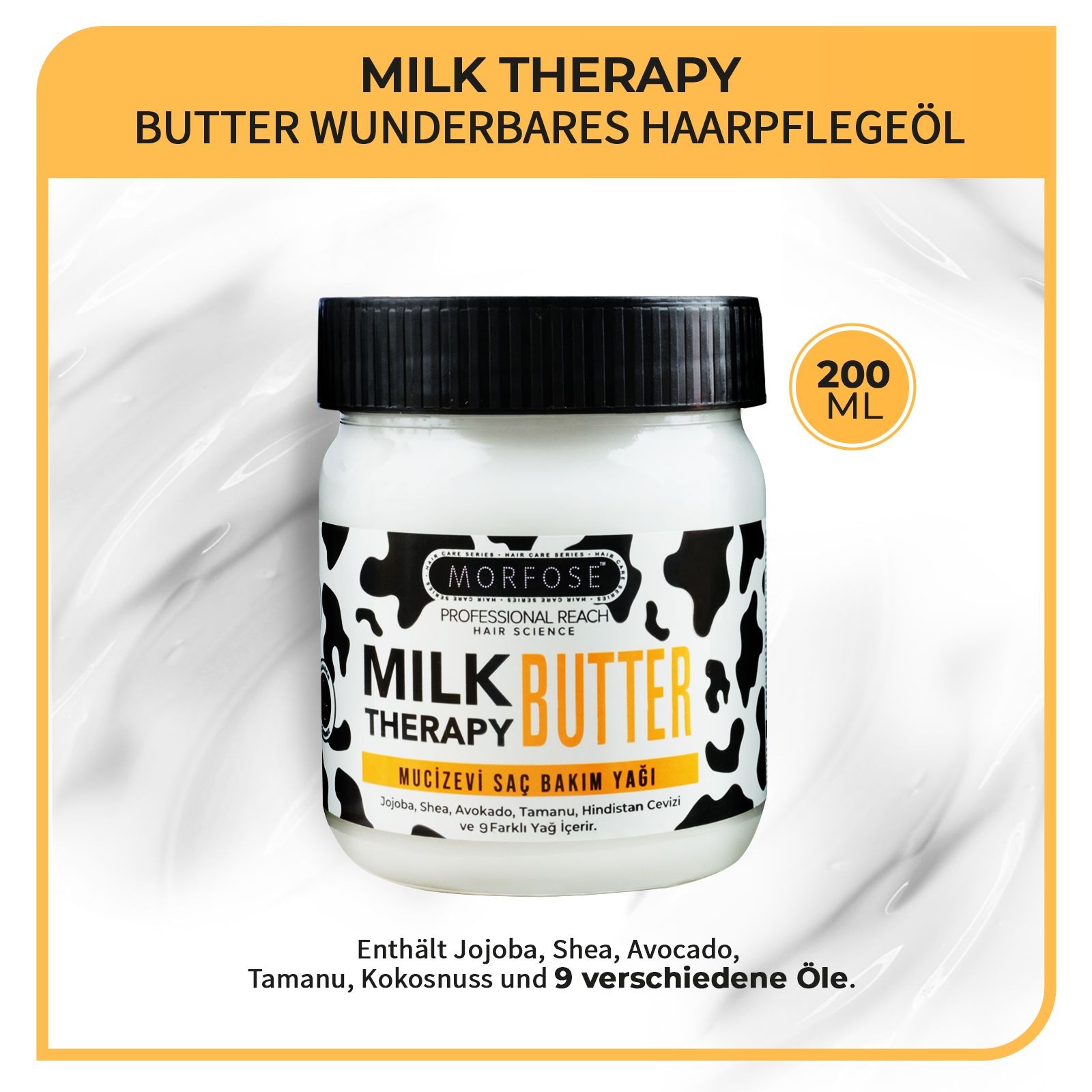 Morfose Milk Therapy Butter Haaröl 200 ml