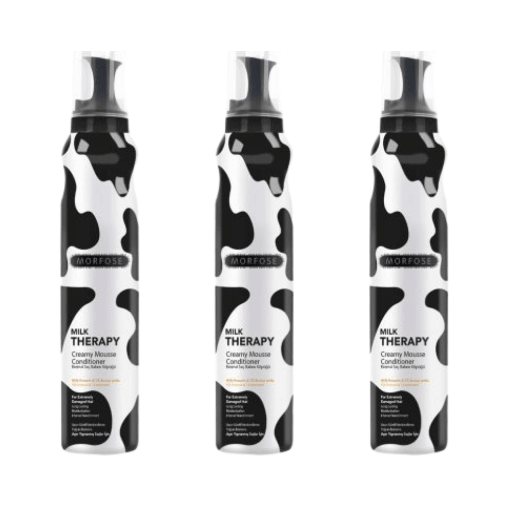 Morfose Milk Therapy Hair Creamy Mousse Conditioner 200 ml - 3 er Set