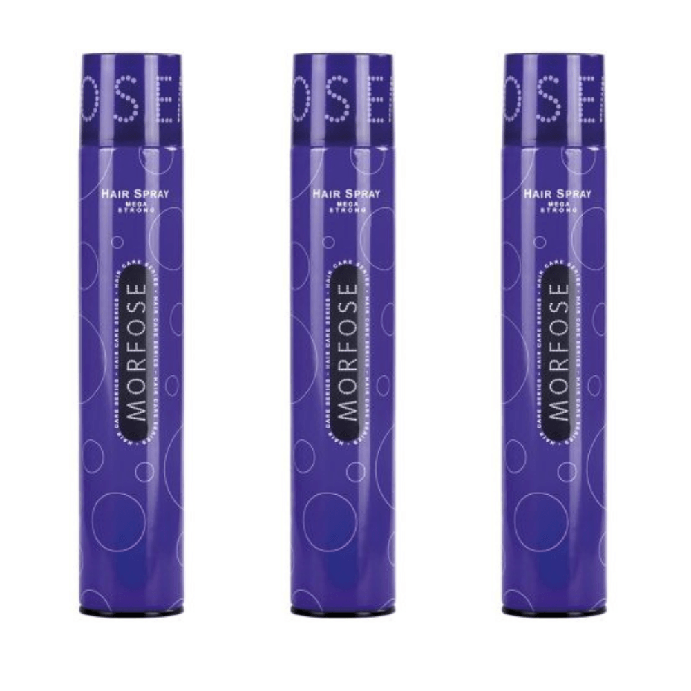 Morfose Mega Strong Haarspray 400 ml - 3 er Set