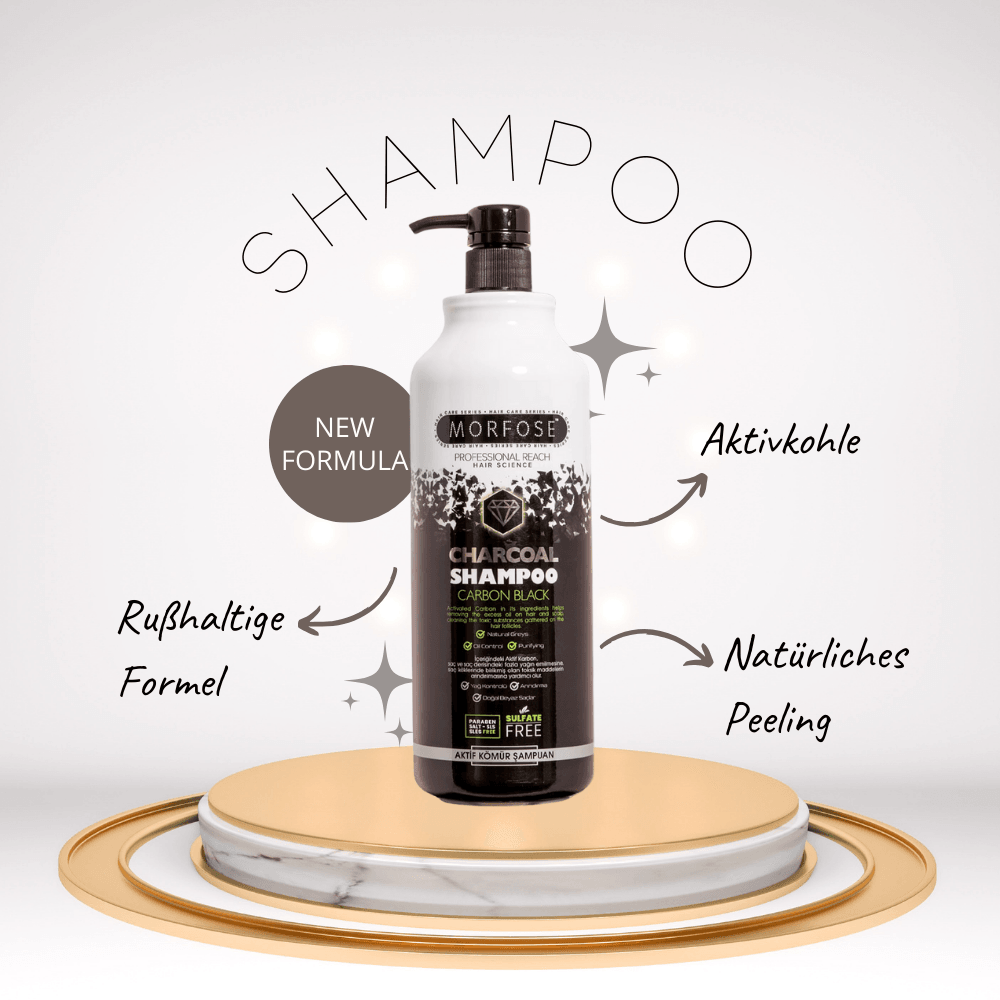 Morfose Carbon Black Charcoal Shampoo 1000 ml