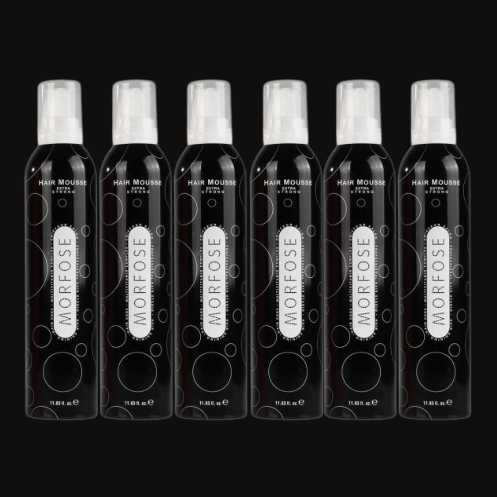Morfose Extra Strong Haarmousse 350 ml - 6 er Set