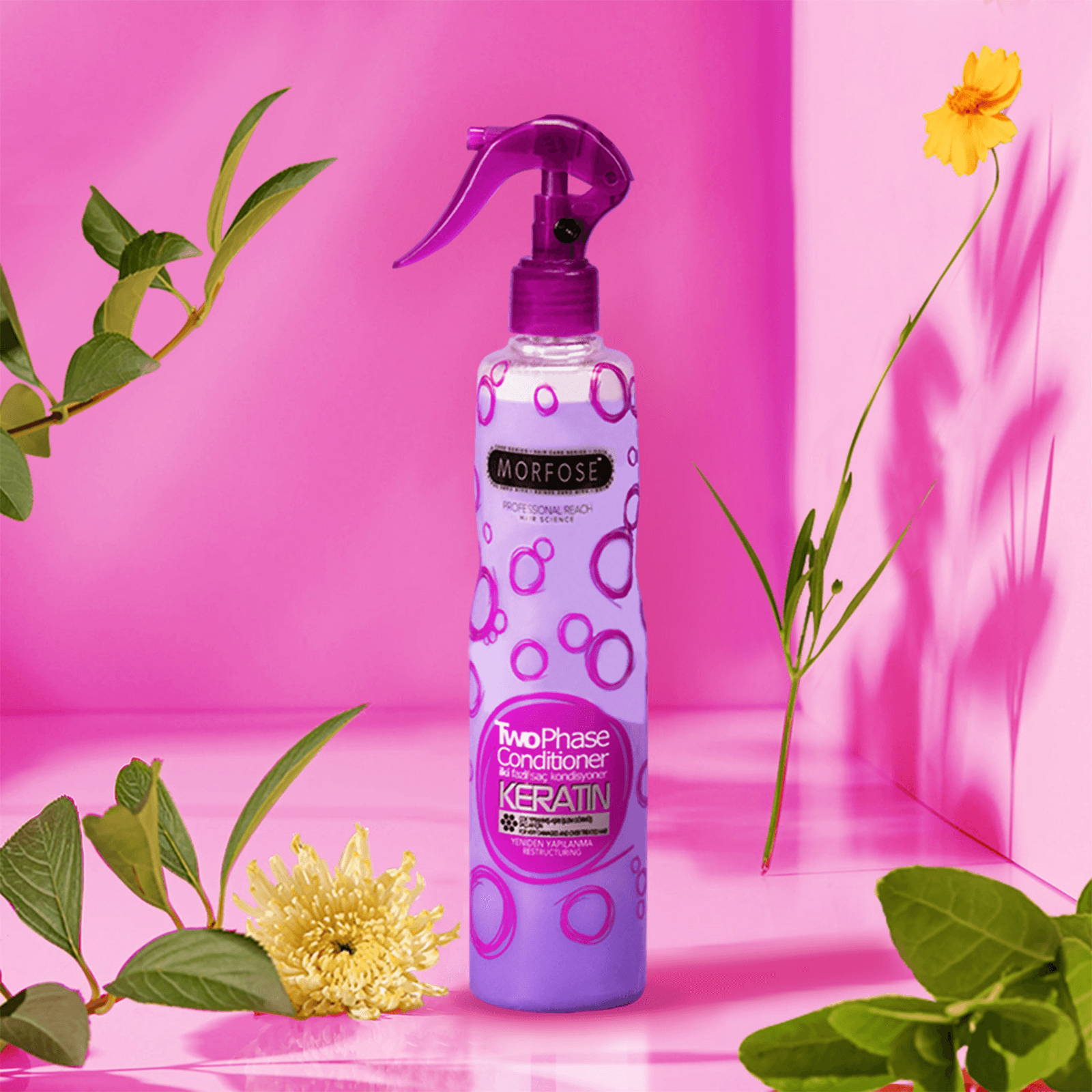 Morfose Keratin 2 Phase Hair Conditioner Spray 400 ml