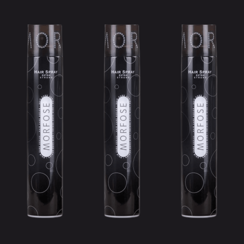 Morfose Extra Strong Haarspray 400 ml - 3 er Set